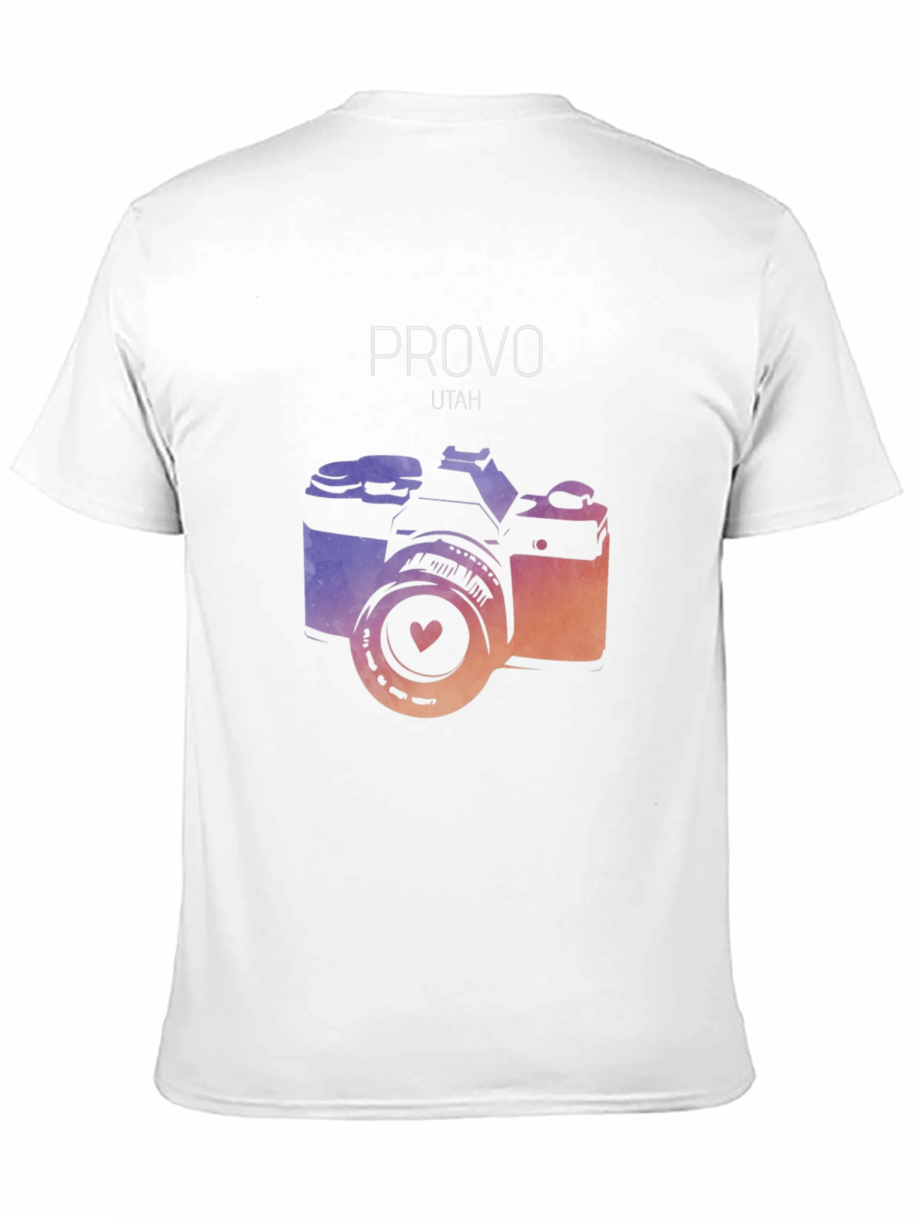 Provo Utah Camera Graphic T-Shirt - Artsy Design