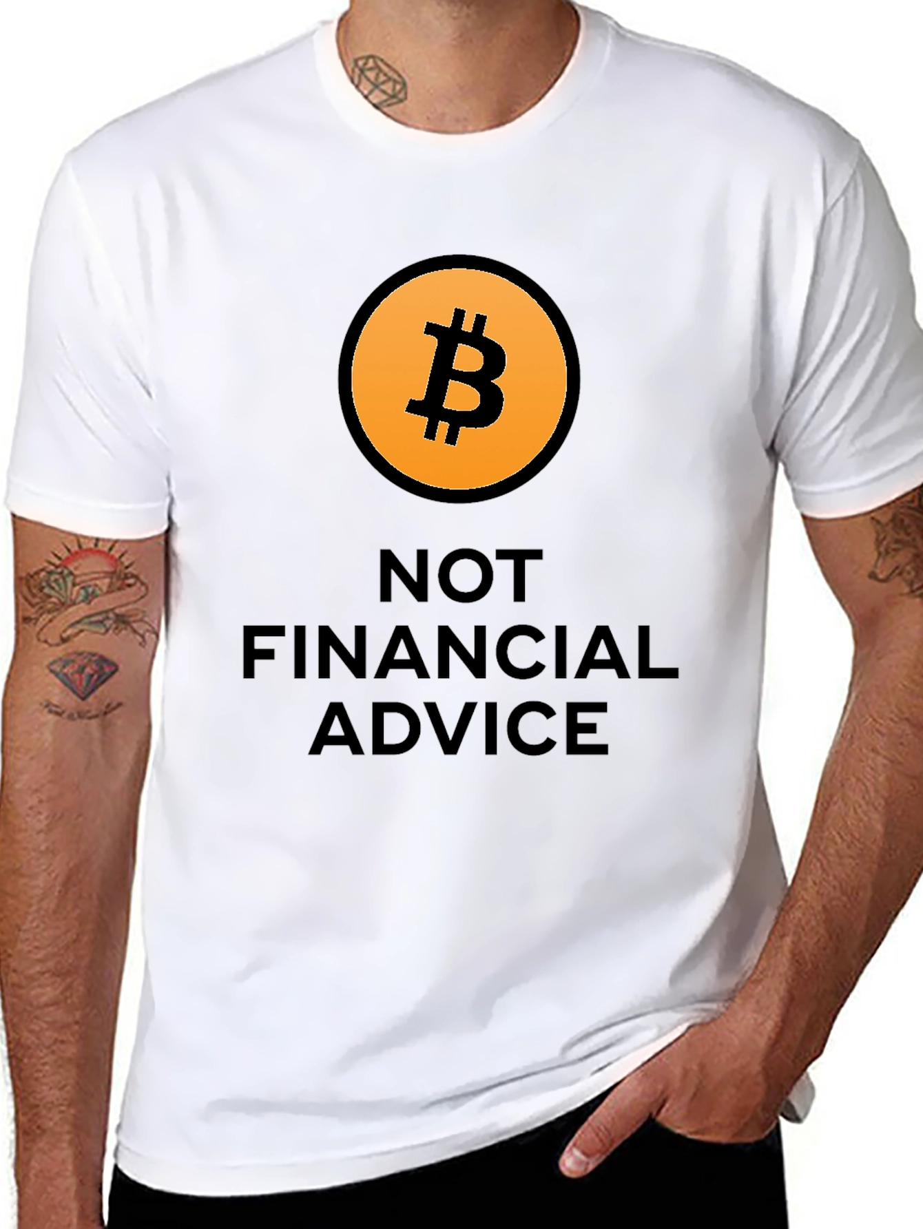 Bitcoin Not Financial Advice T-Shirt
