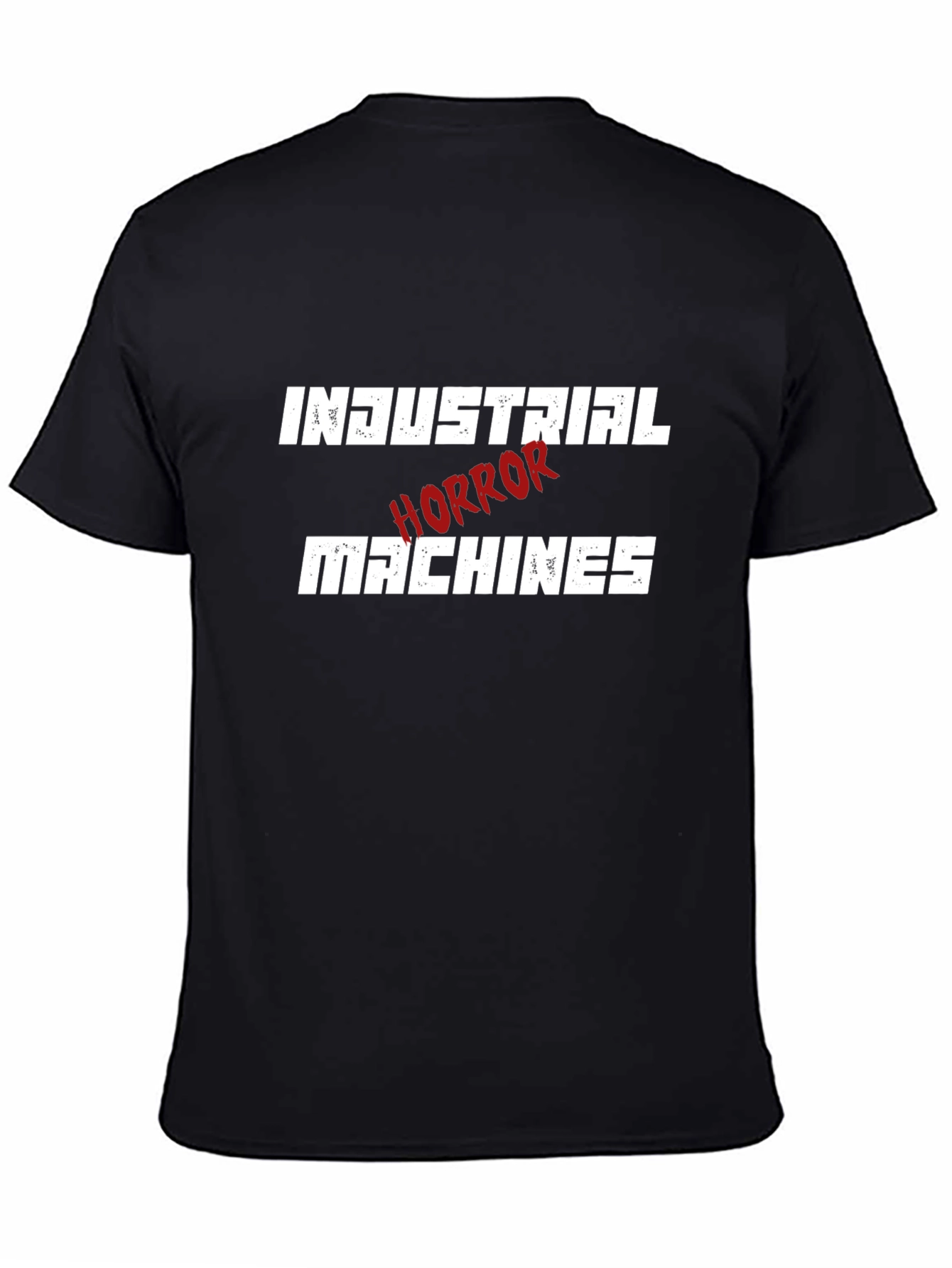 Industrial Horror Machines Black Graphic T-Shirt