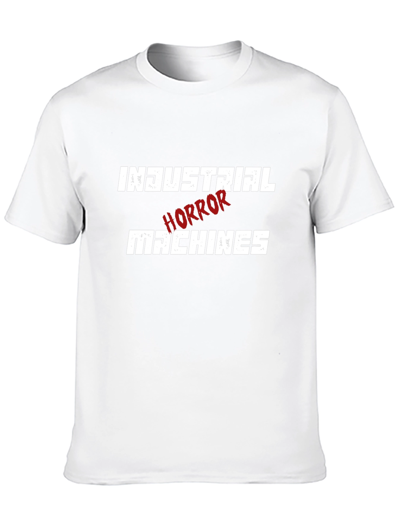 Industrial Horror Machines Black Graphic T-Shirt