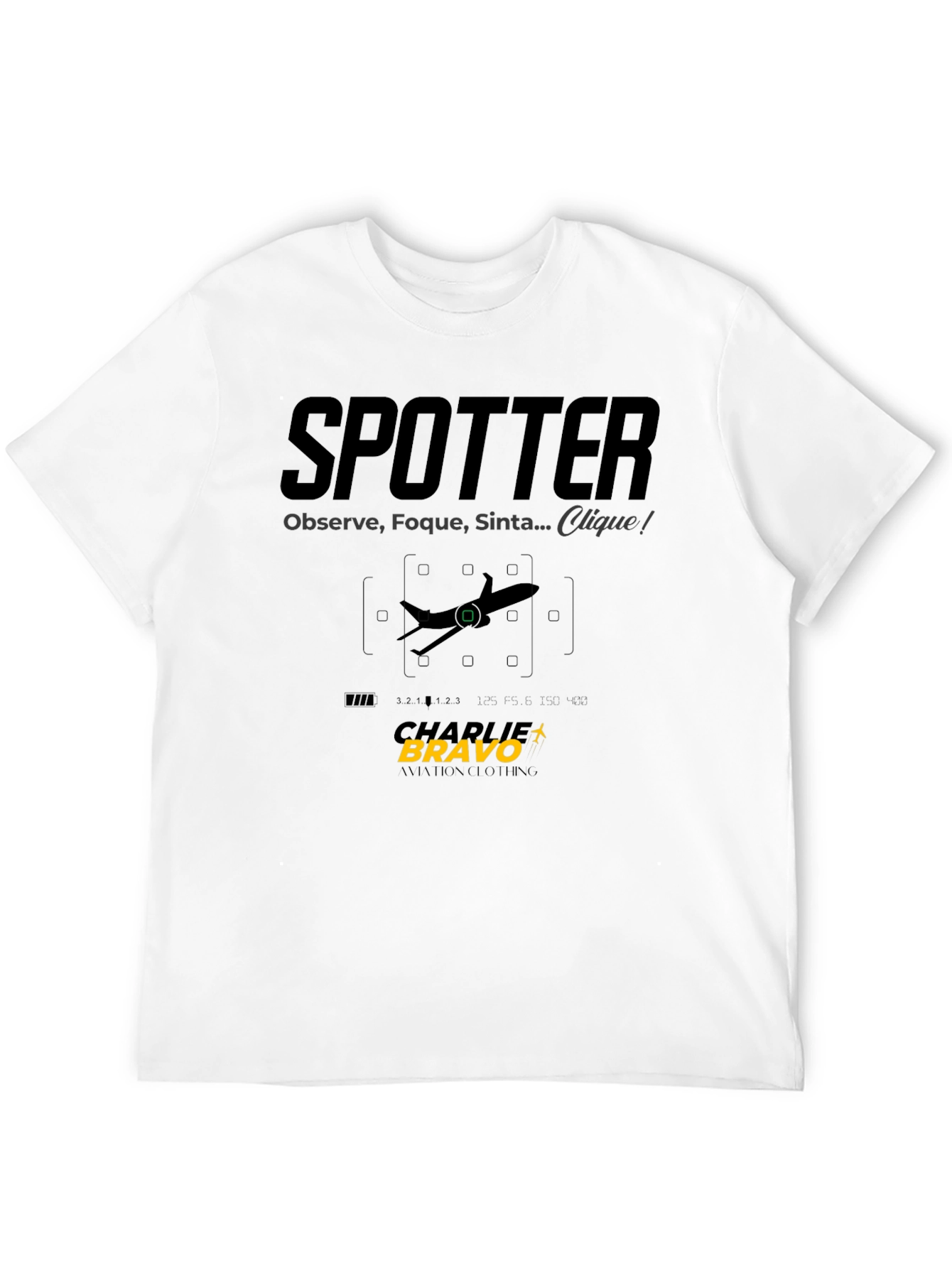 Spotter Aviation T-Shirt: Observe Focus Capture!
