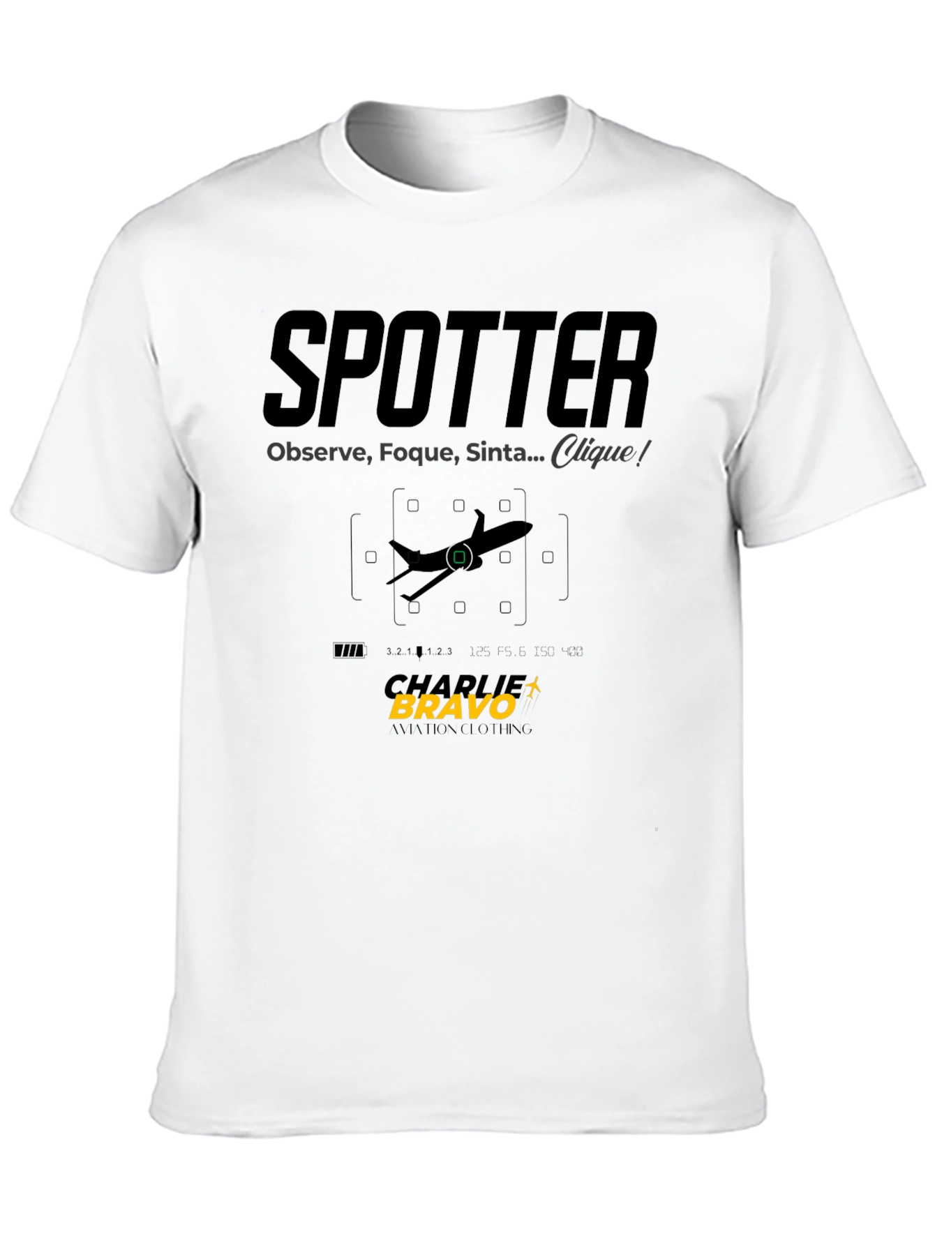 Spotter Aviation T-Shirt: Observe Focus Capture!