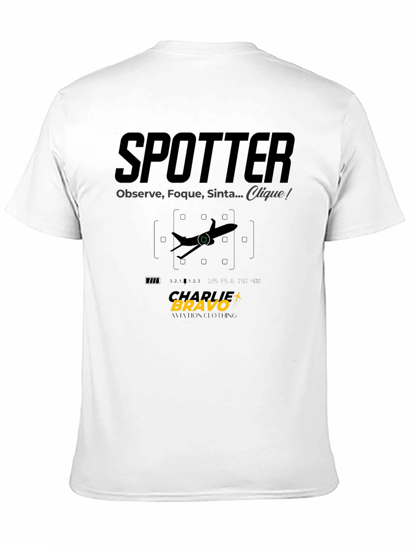 Spotter Aviation T-Shirt: Observe Focus Capture!