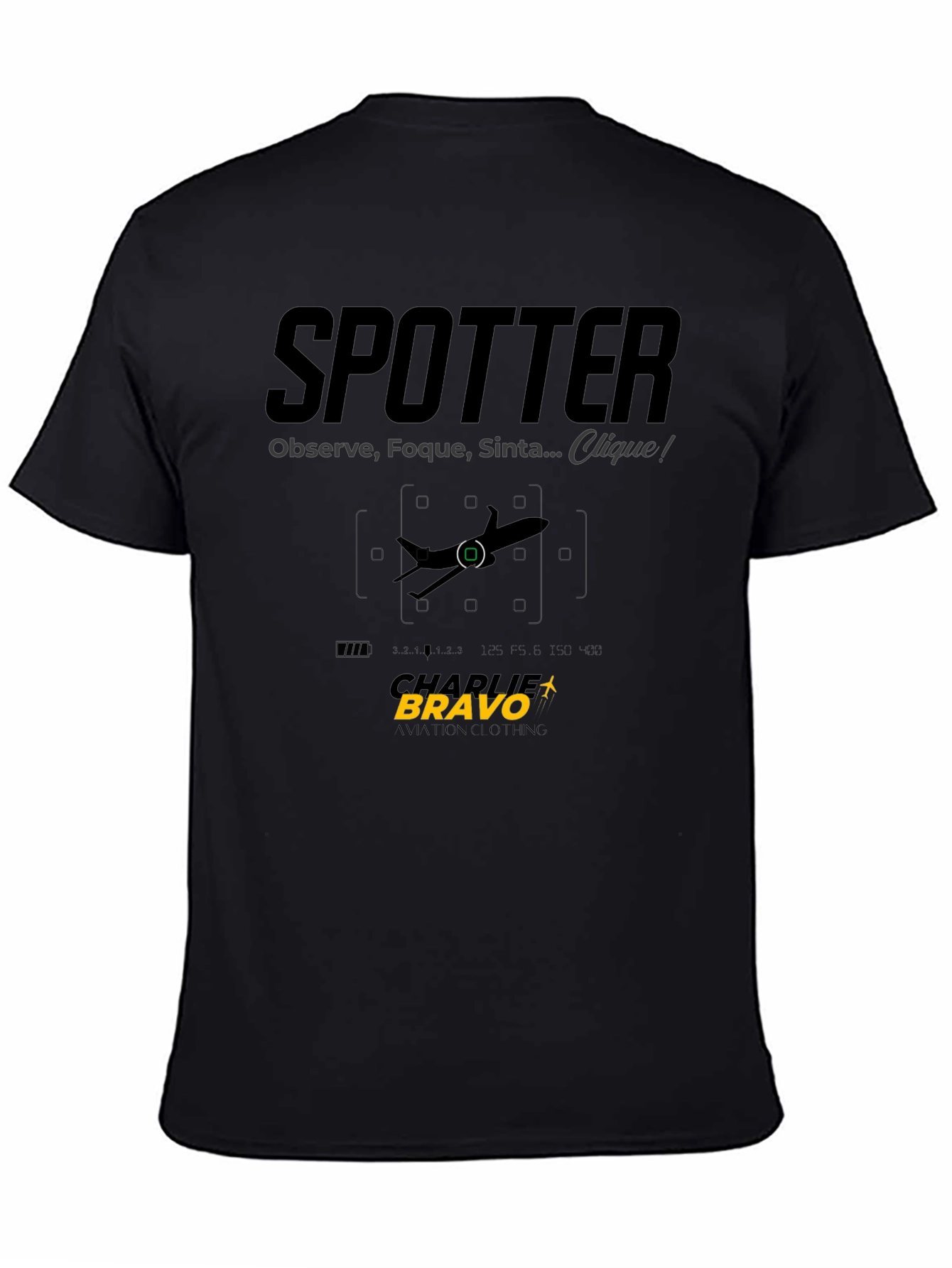 Spotter Aviation T-Shirt: Observe Focus Capture!