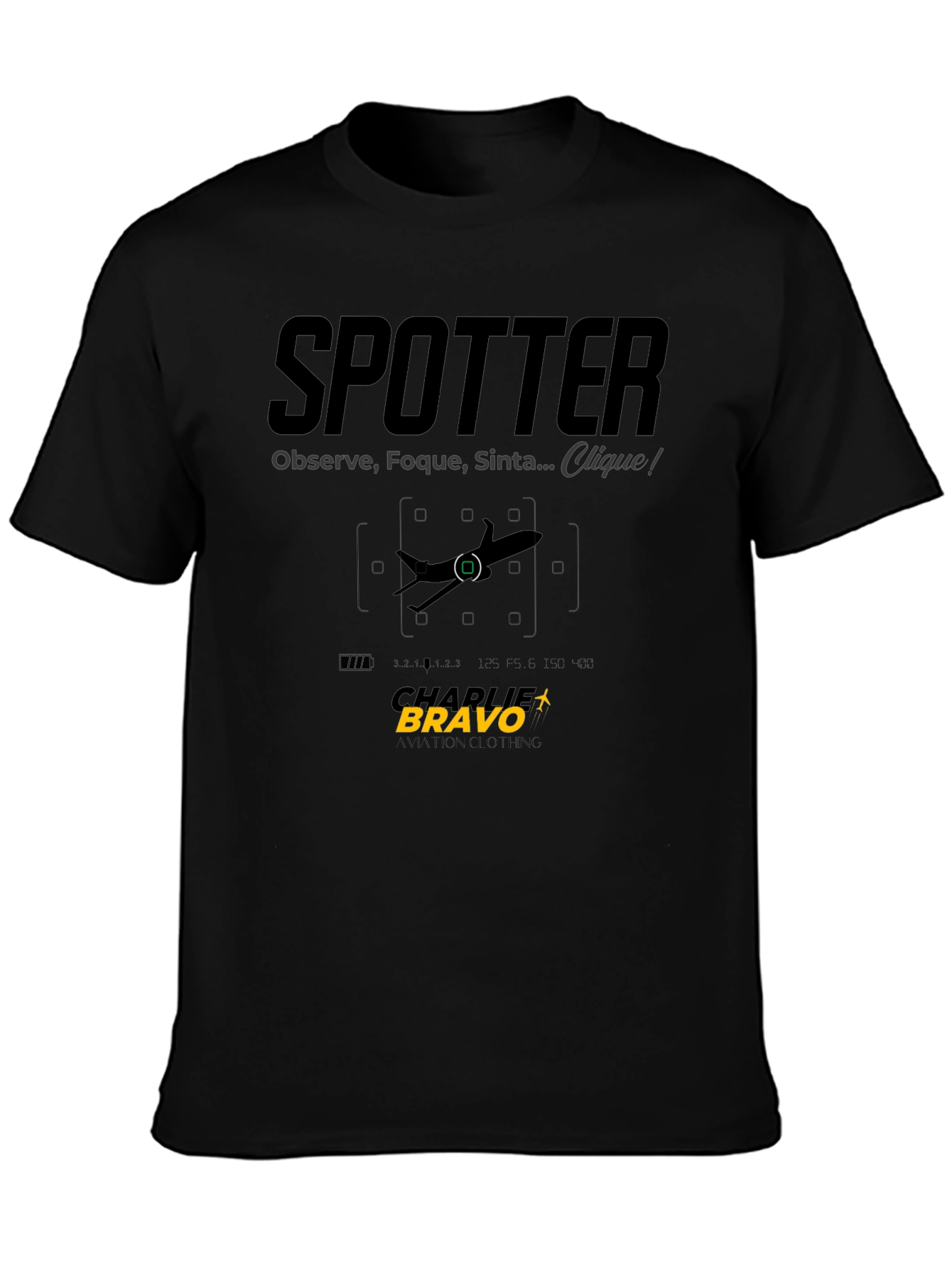 Spotter Aviation T-Shirt: Observe Focus Capture!