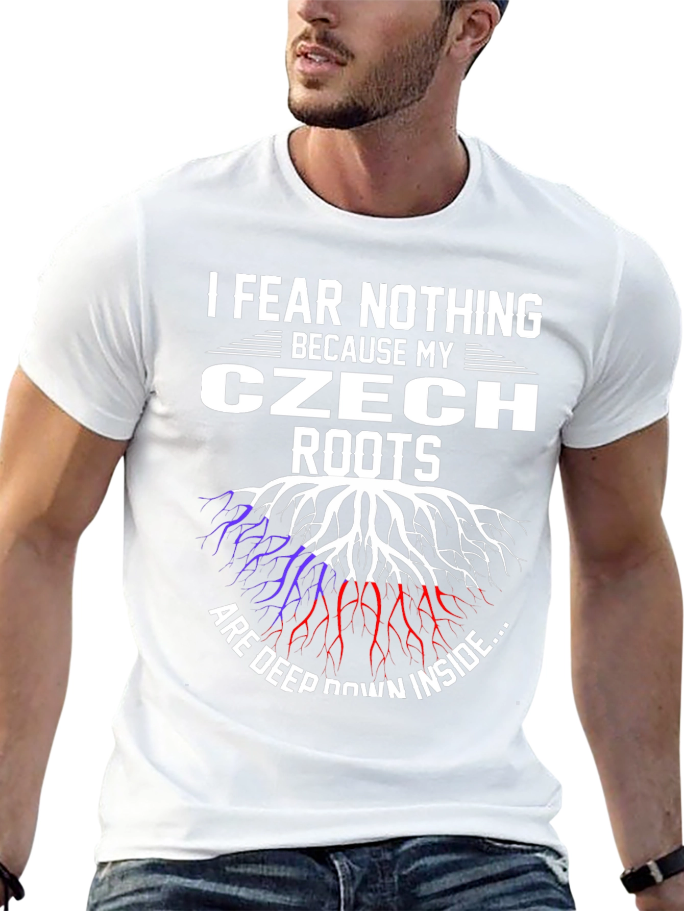 Czech Roots Graphic T-Shirt - I Fear Nothing