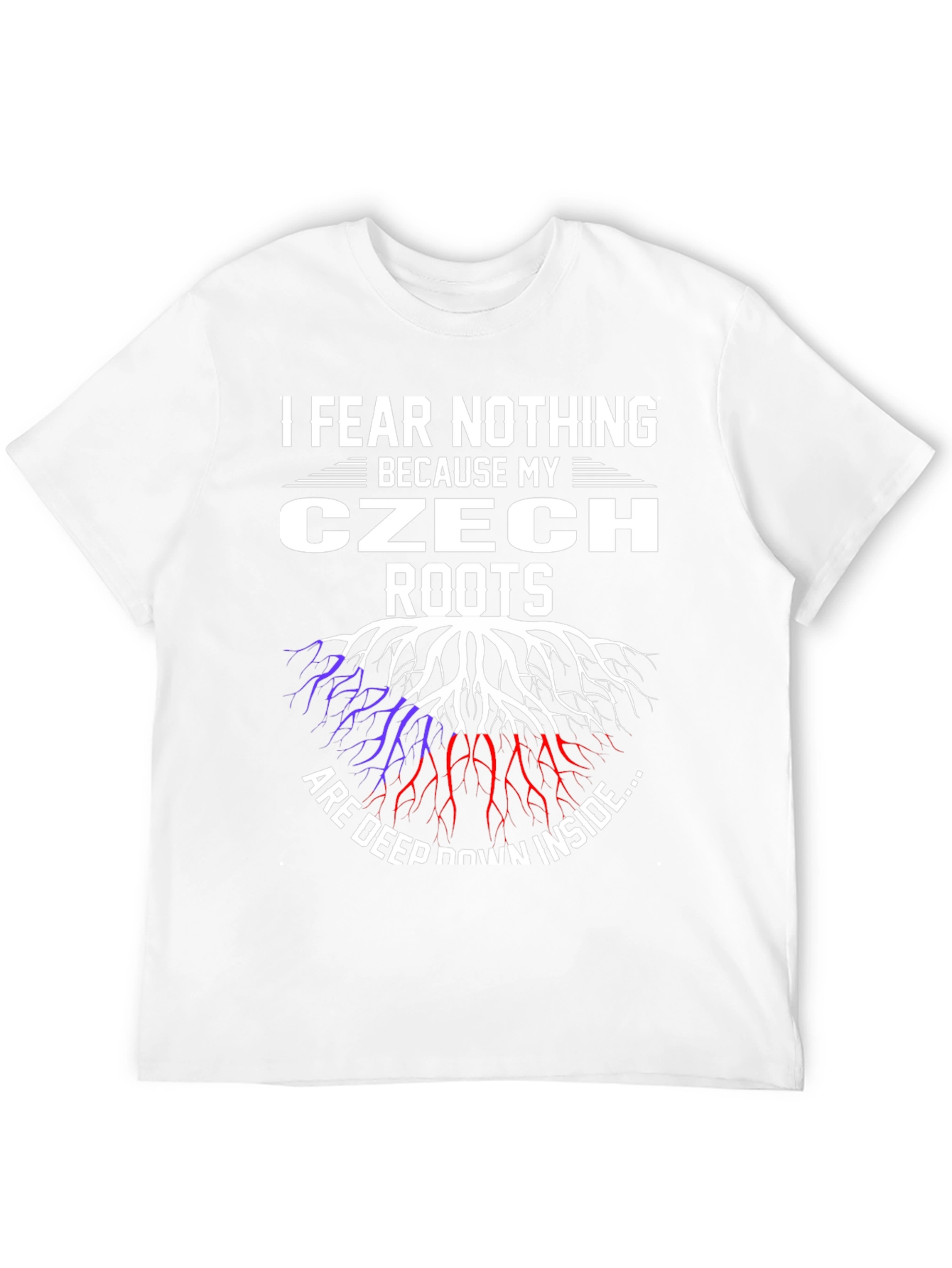 Czech Roots Graphic T-Shirt - I Fear Nothing