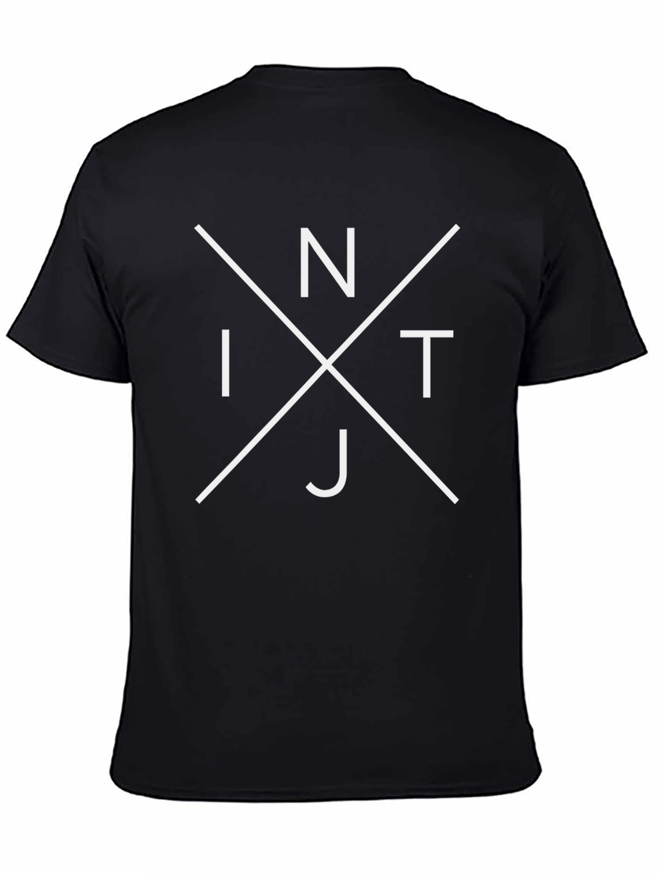INTJ Personality T-Shirt - Black Cotton Tee