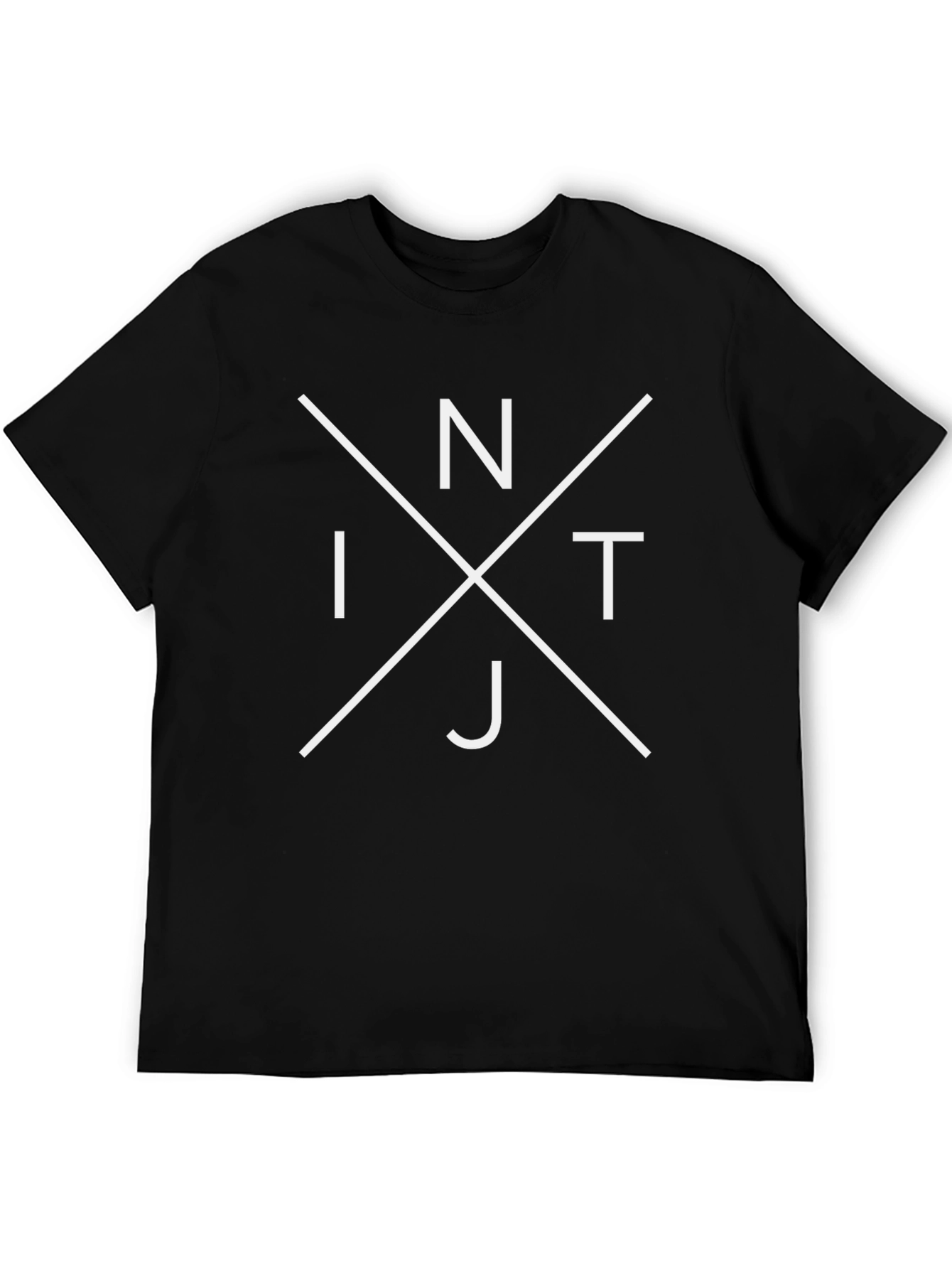INTJ Personality T-Shirt - Black Cotton Tee