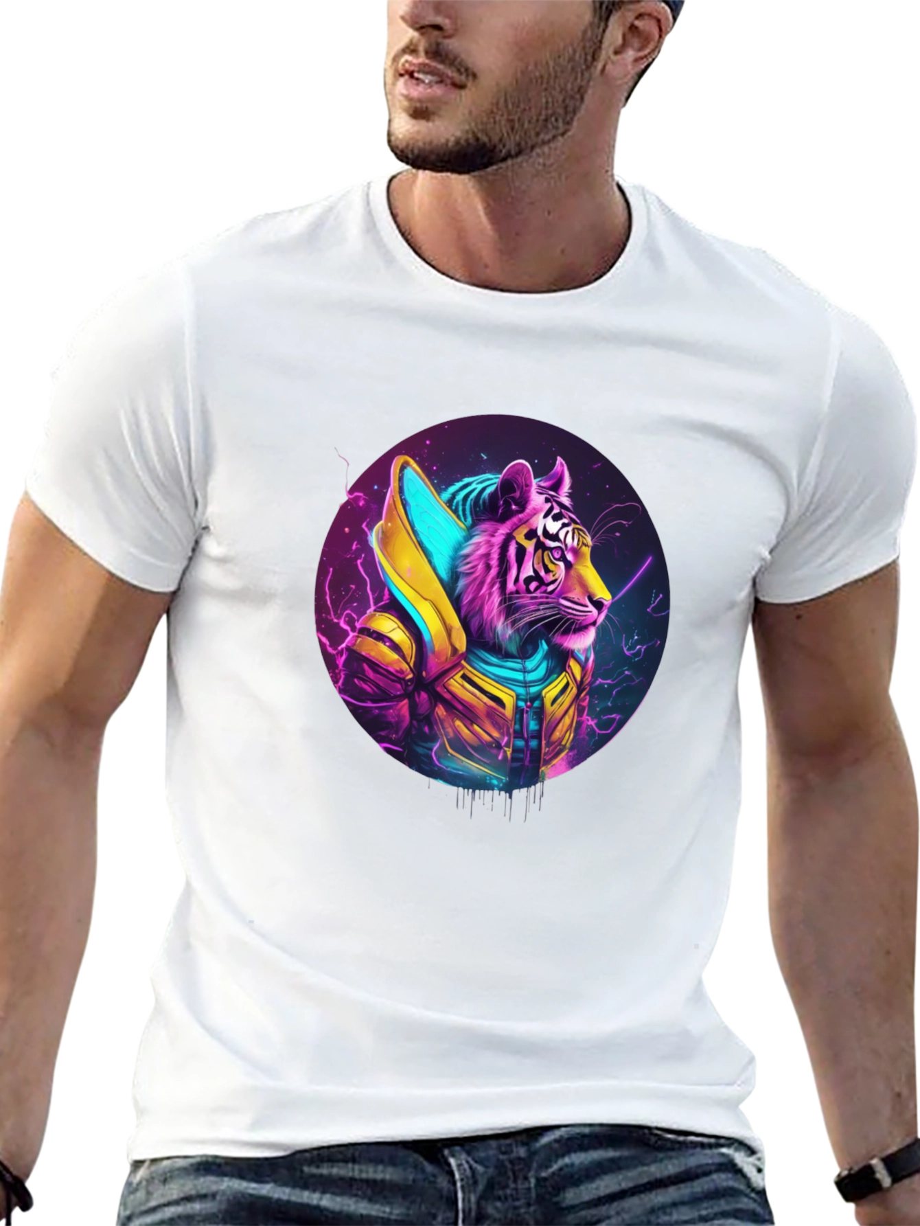 Cyberpunk Tiger T-Shirt