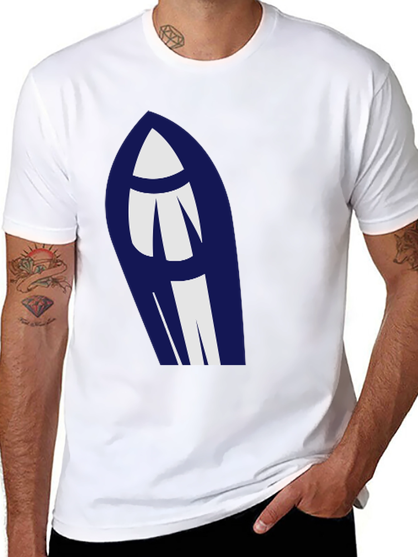 Modern Graphic Tee - Abstract Design