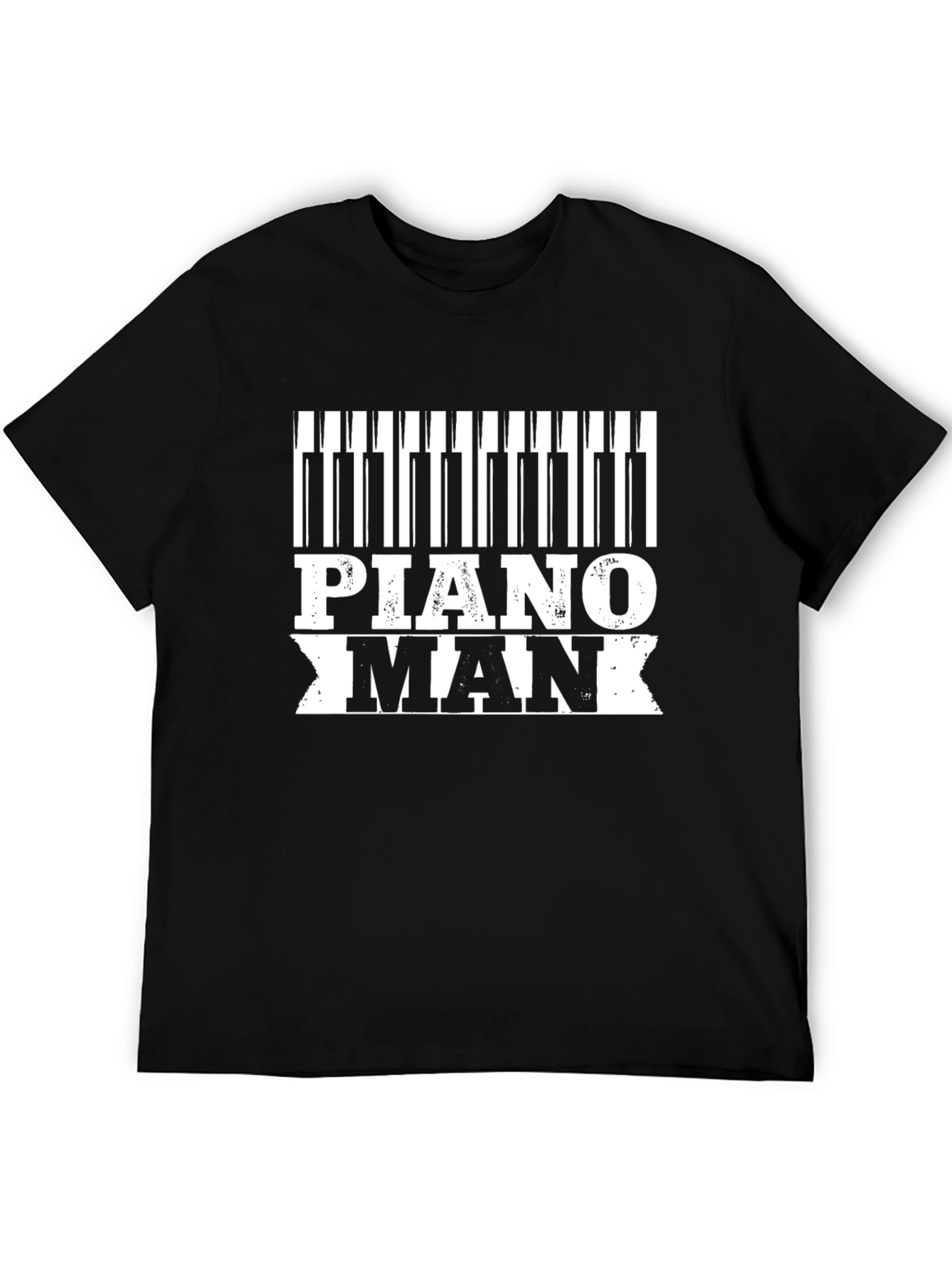 Piano Man Graphic Tee - Musician T-Shirt