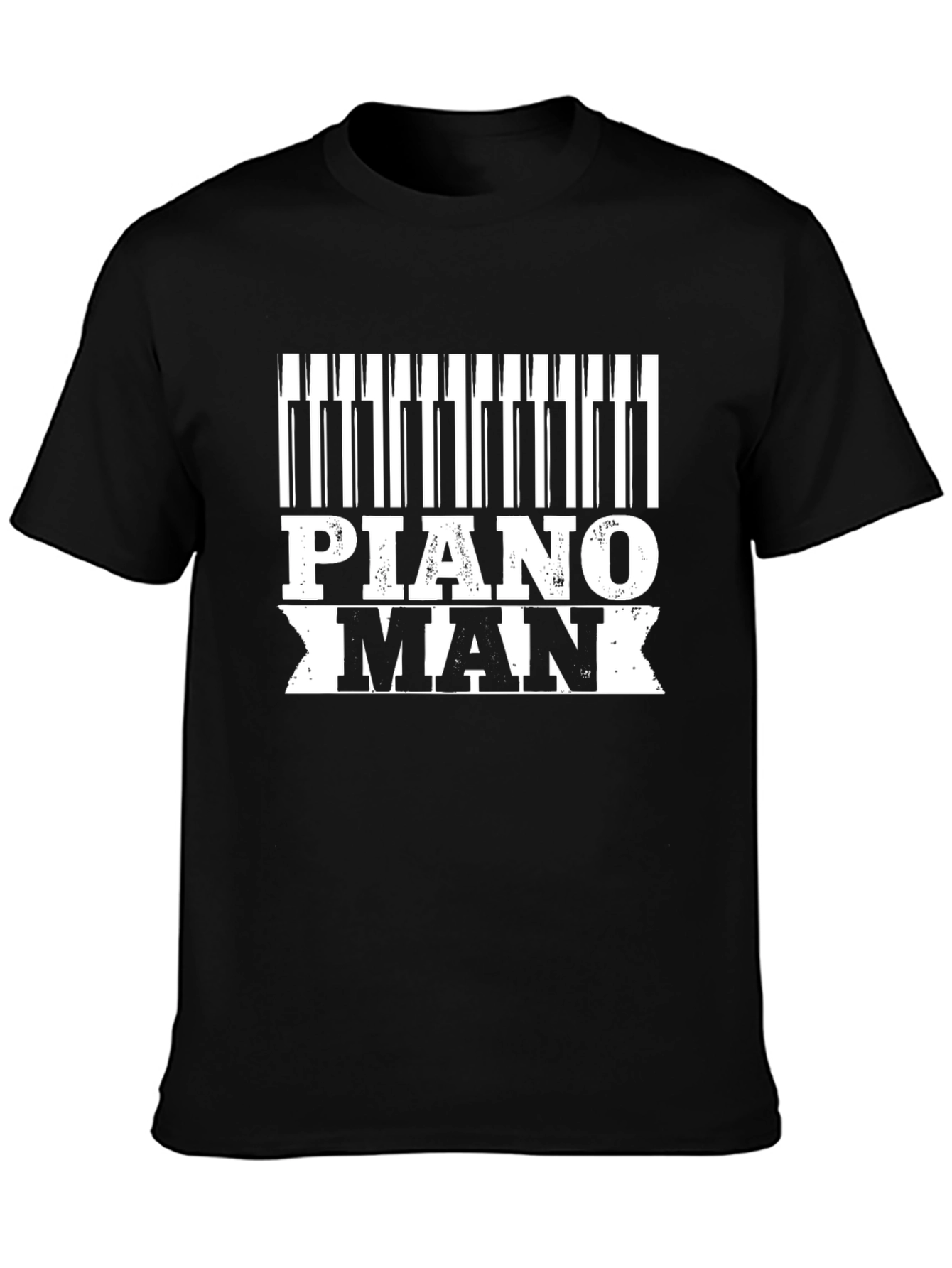 Piano Man Graphic Tee - Musician T-Shirt