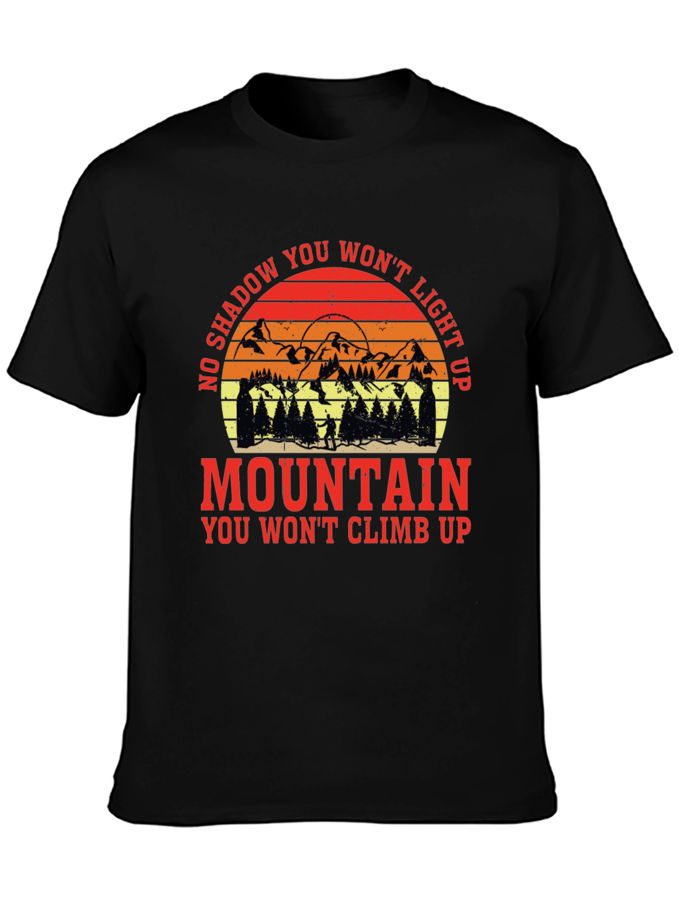 Mountain Adventure Black T-Shirt