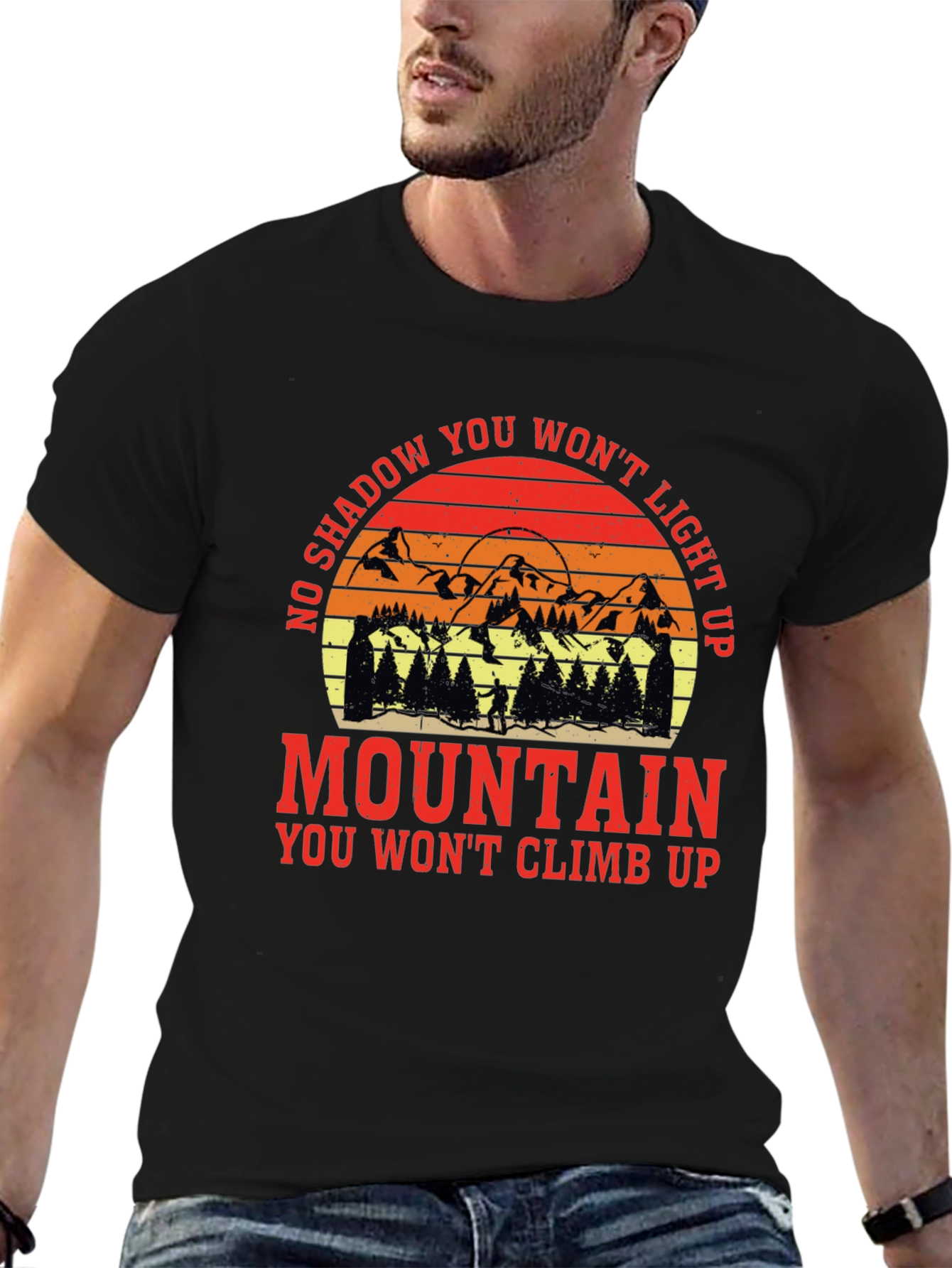 Mountain Adventure Black T-Shirt