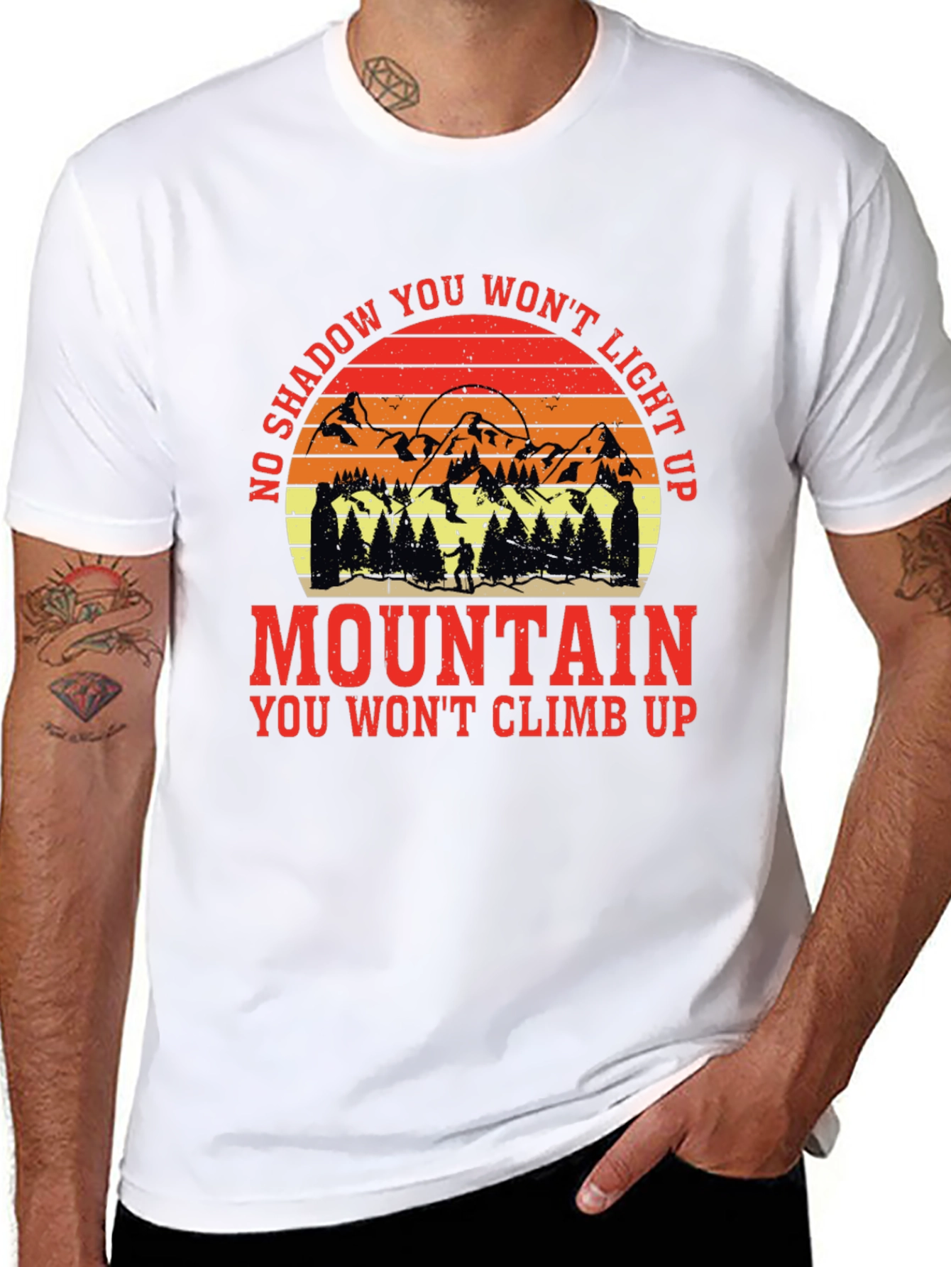 Mountain Adventure Black T-Shirt