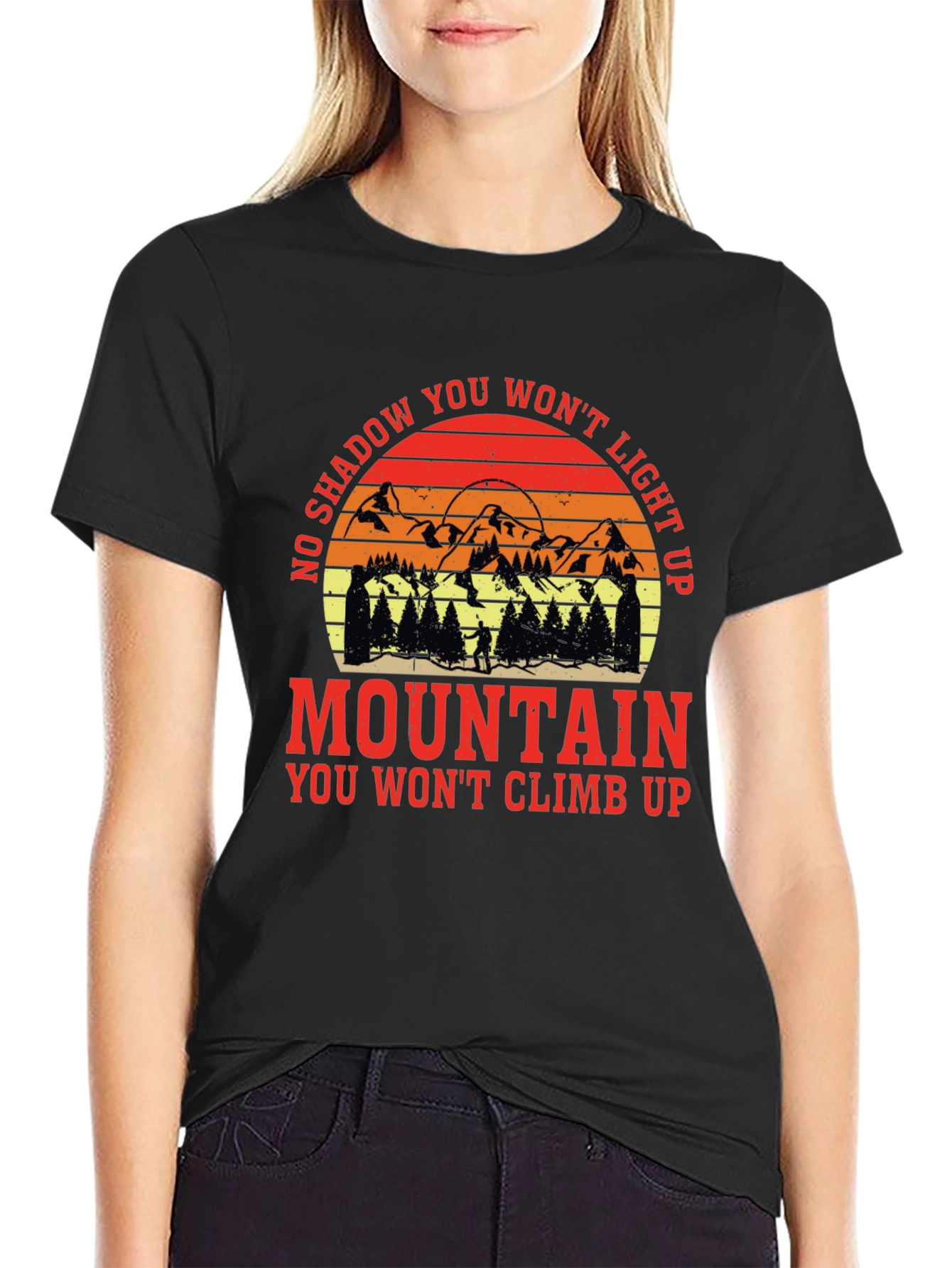 Mountain Adventure Black T-Shirt
