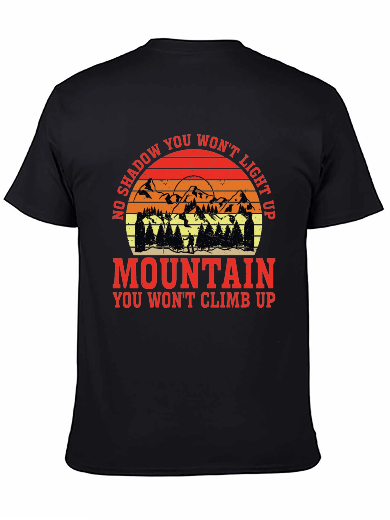 Mountain Adventure Black T-Shirt