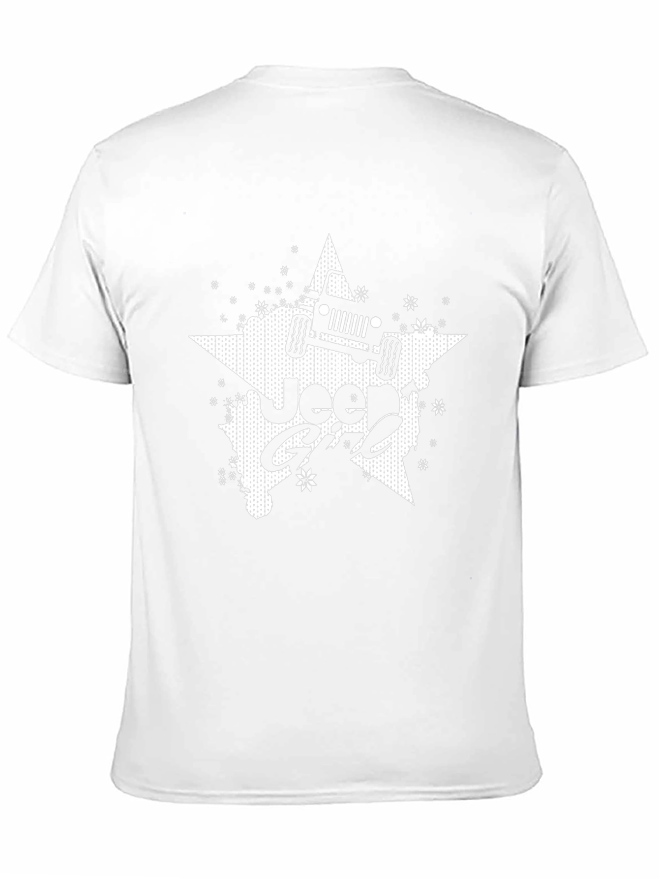 Jeep Girl Star Graphic Tee - Black