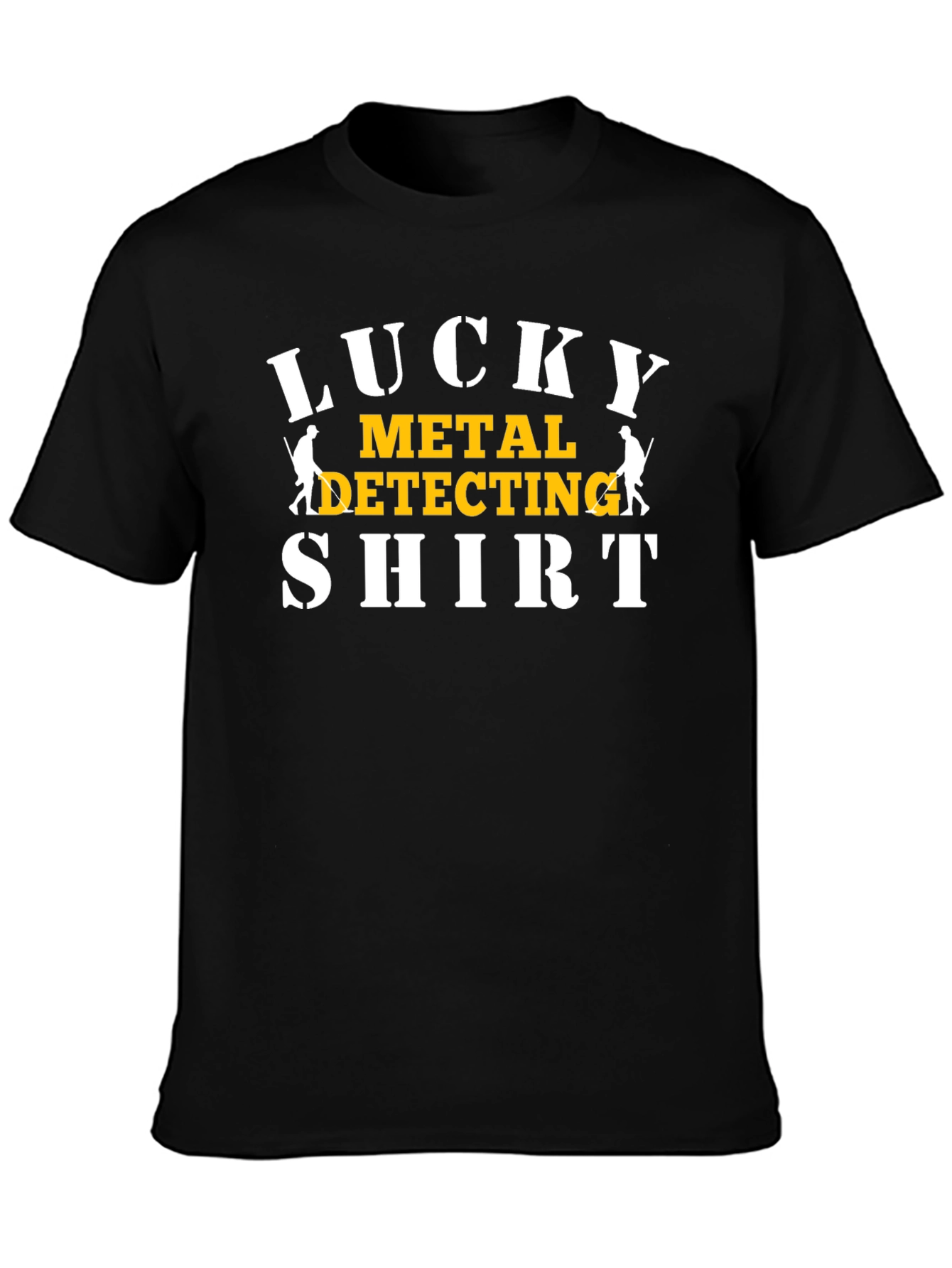 Lucky Metal Detecting Shirt Black