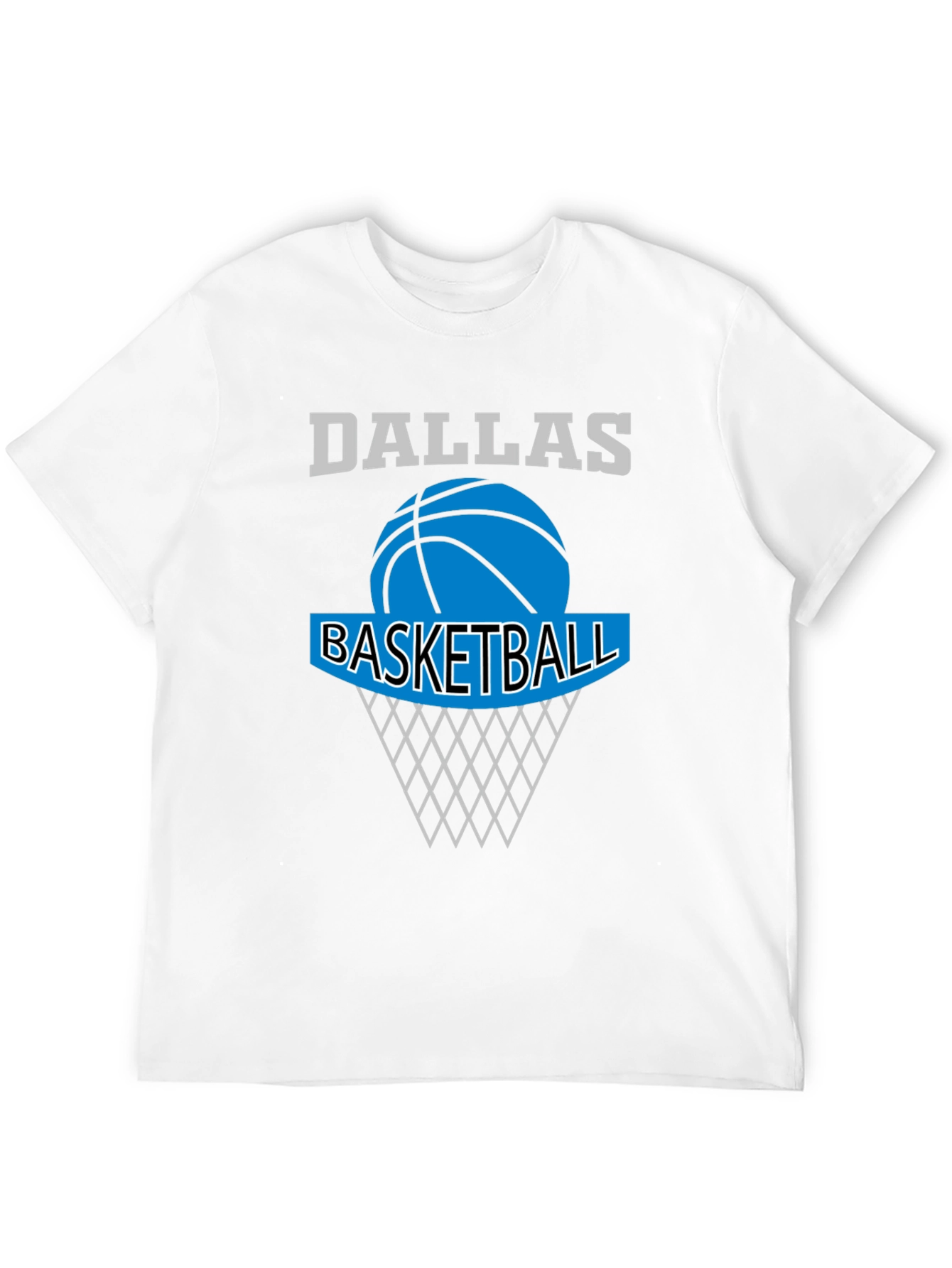 Dallas Basketball Graphic T-Shirt - Black