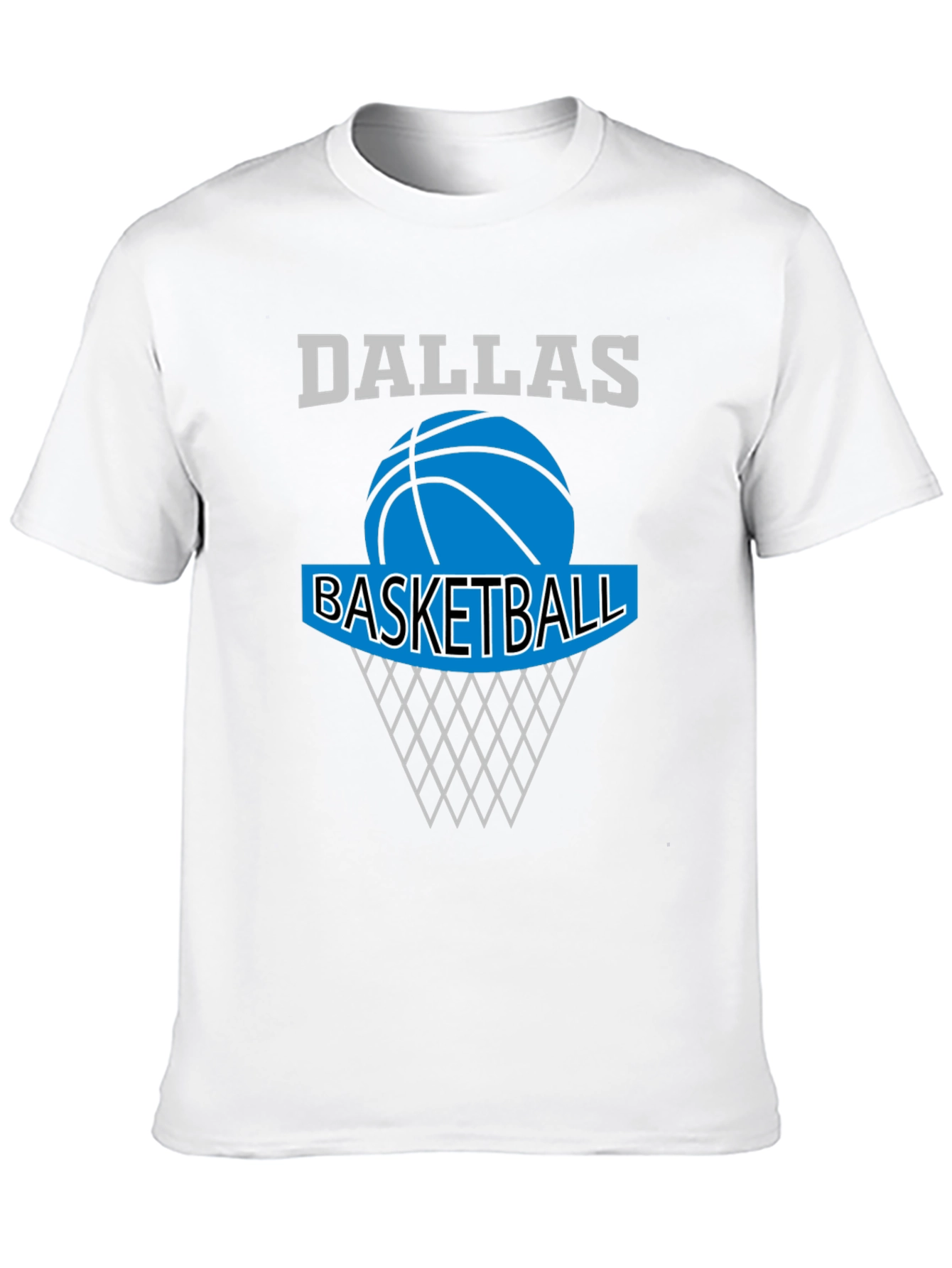 Dallas Basketball Graphic T-Shirt - Black