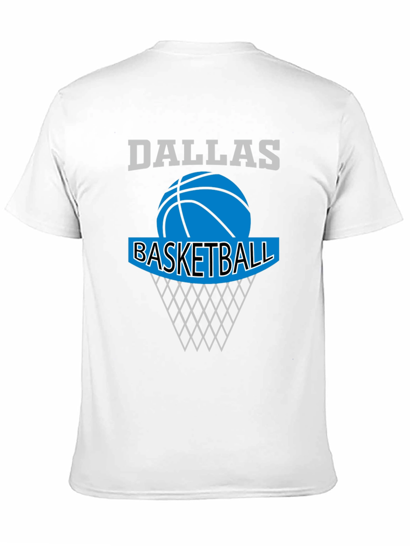 Dallas Basketball Graphic T-Shirt - Black