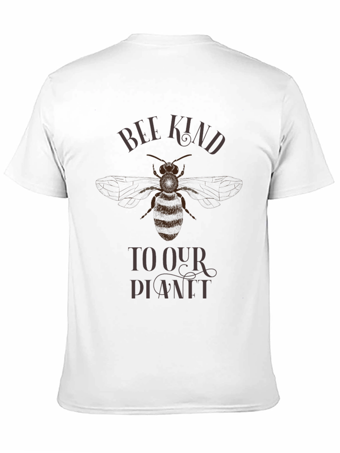 Bee Kind to Our Planet Graphic Tee - Black