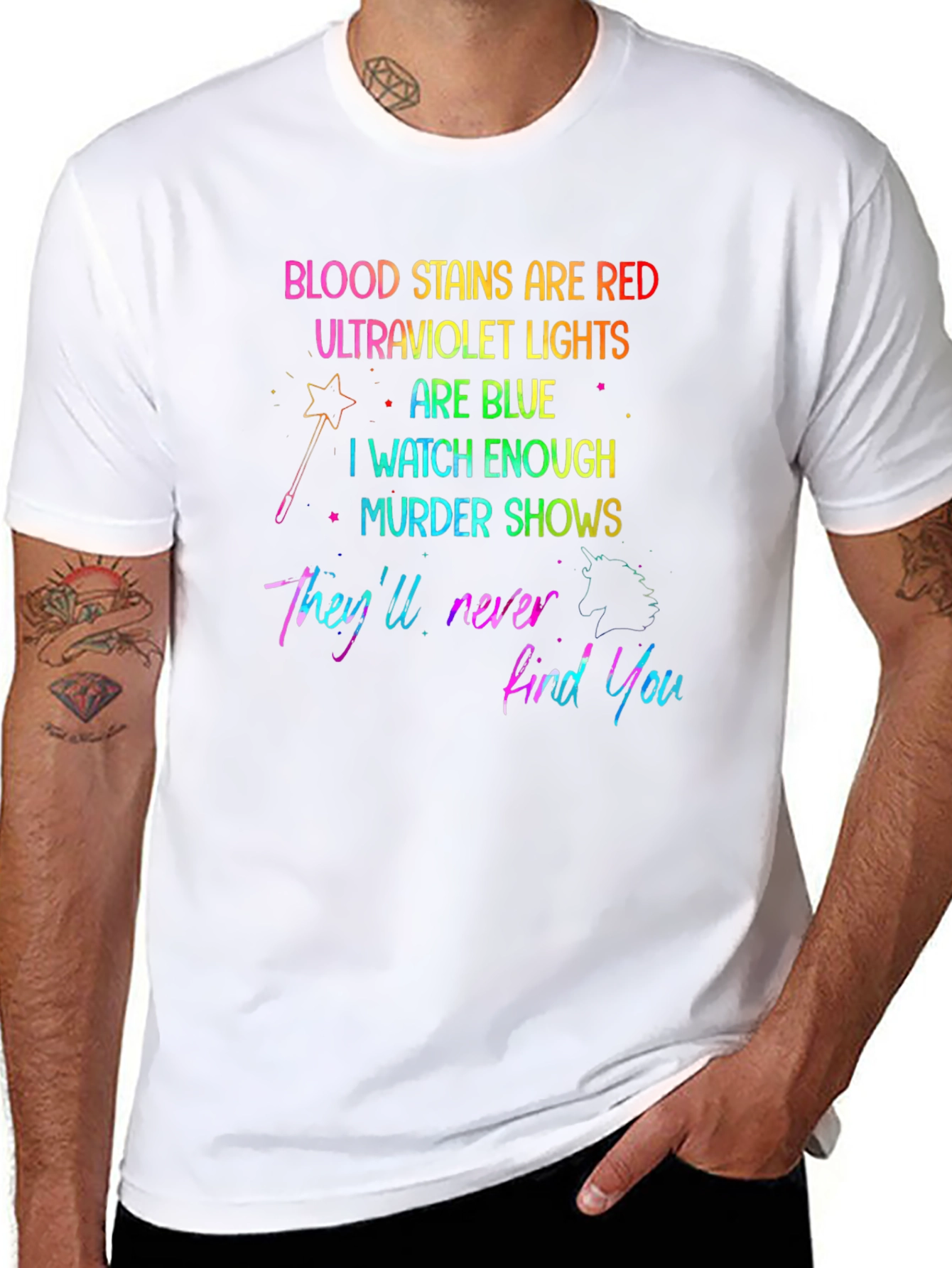 Blood Stains Are Red Murder Show T-Shirt