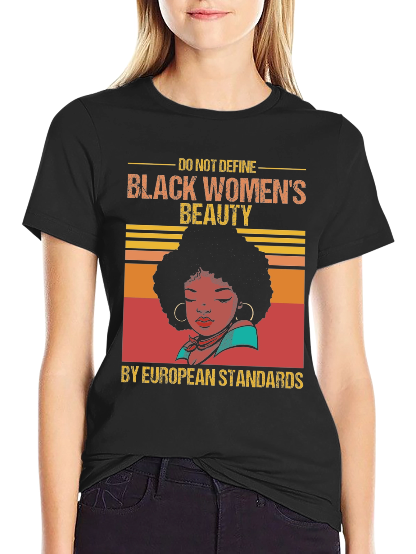 Black Womens Beauty T-Shirt