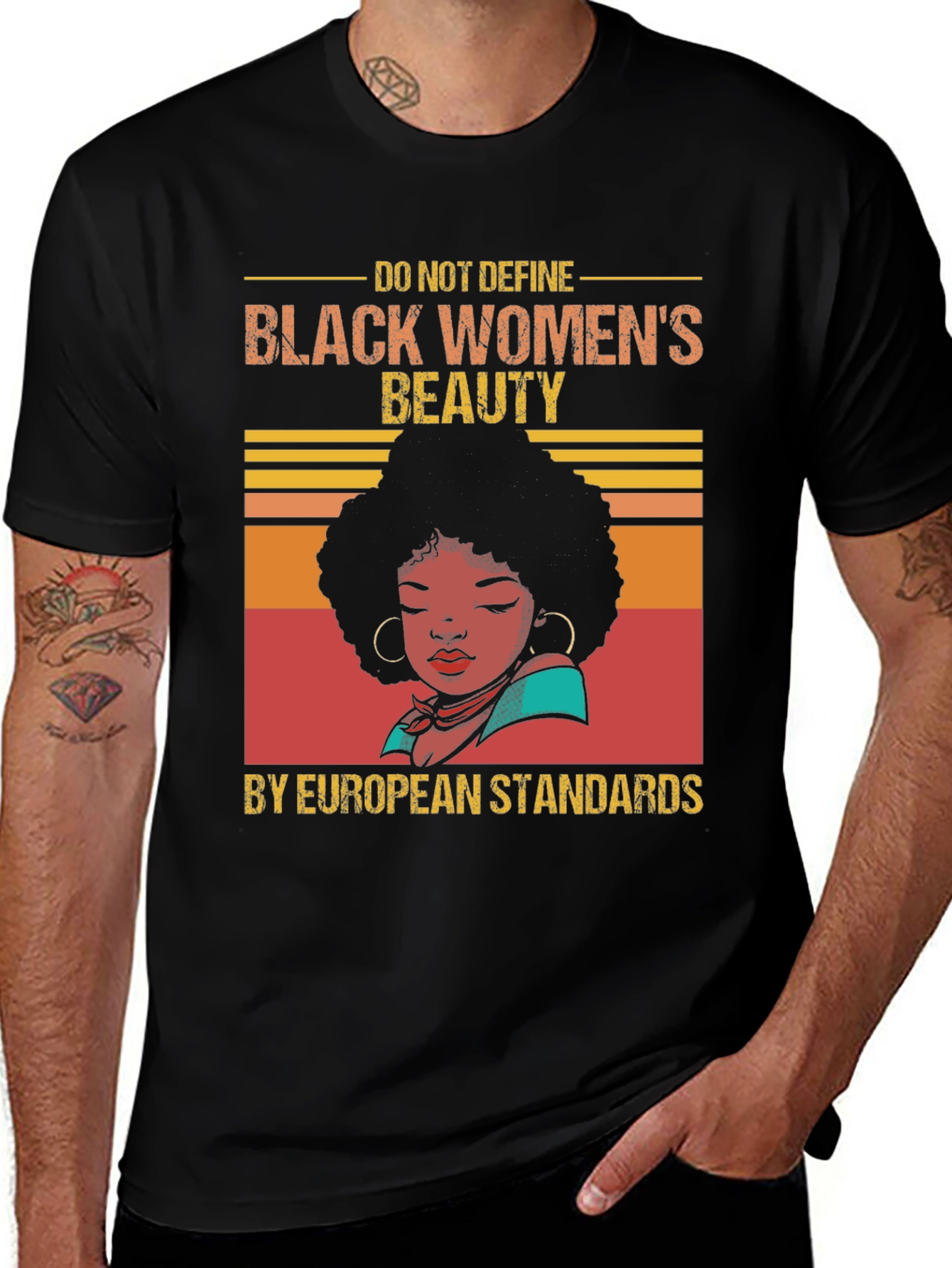 Black Womens Beauty T-Shirt