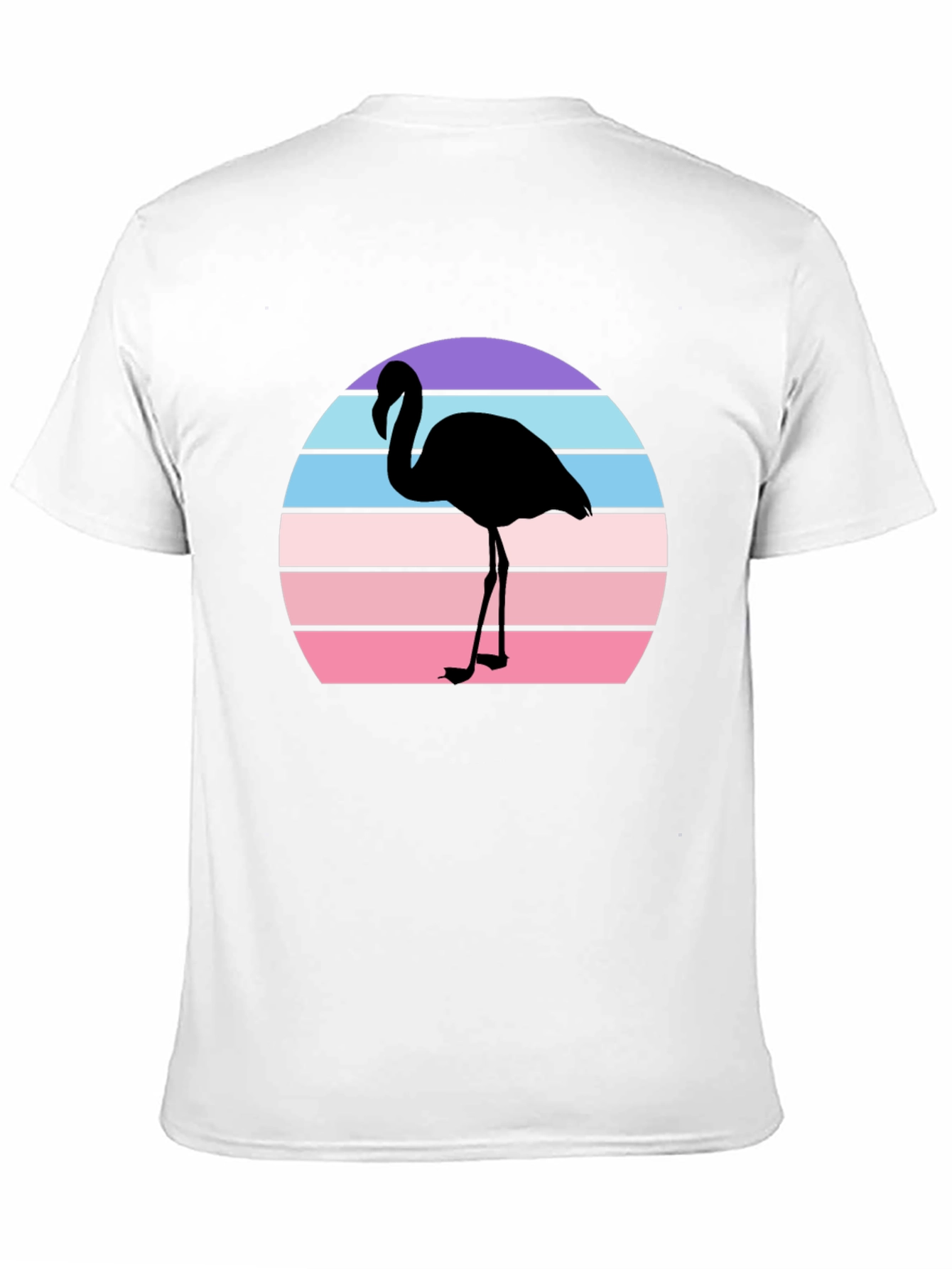 Retro Flamingo T-Shirt - Sunset Graphic Tee
