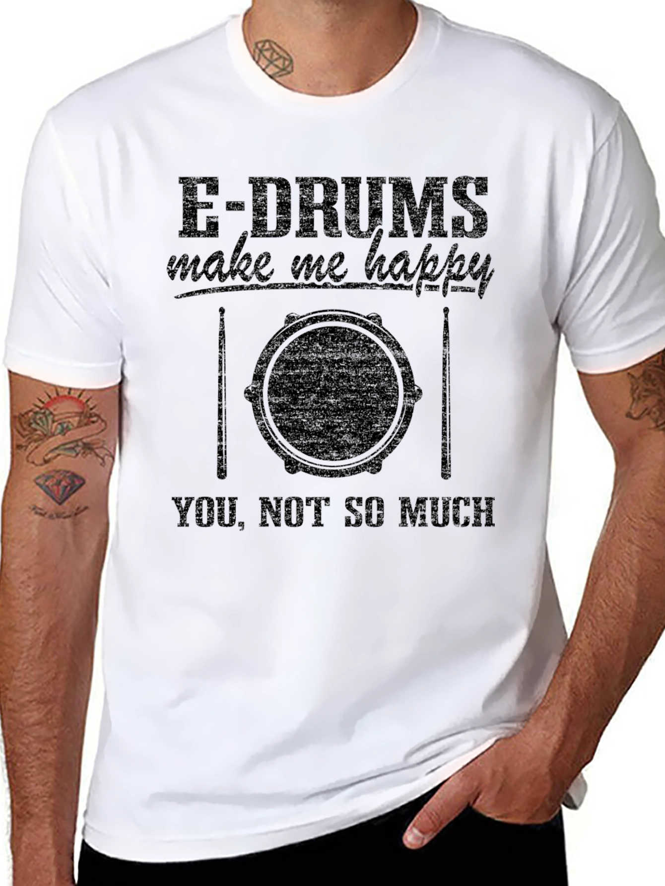 E-Drums Graphic Print T-Shirt