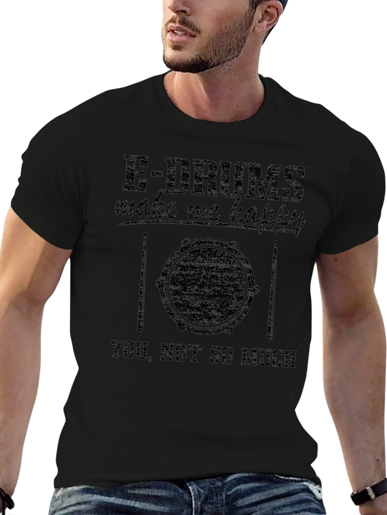 E-Drums Graphic Print T-Shirt