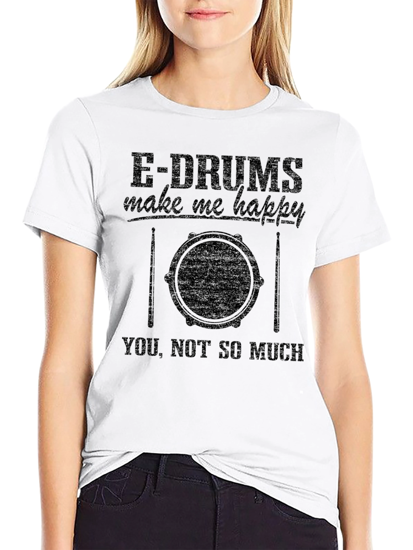 E-Drums Graphic Print T-Shirt