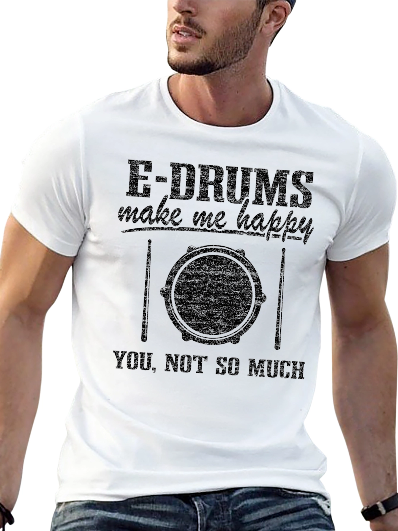 E-Drums Graphic Print T-Shirt