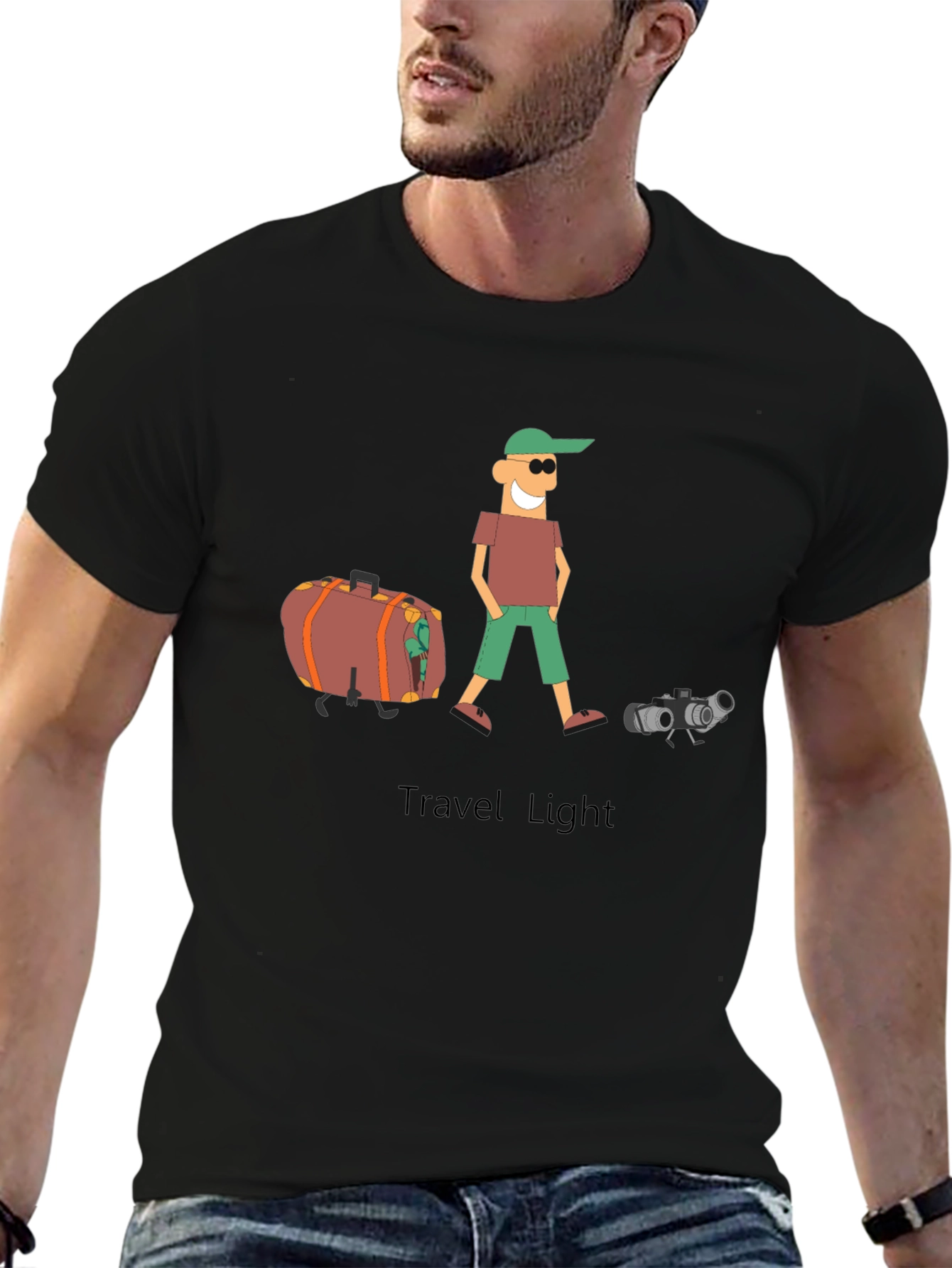 Travel Light Graphic T-Shirt