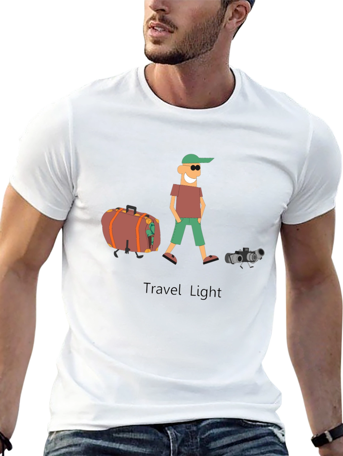 Travel Light Graphic T-Shirt