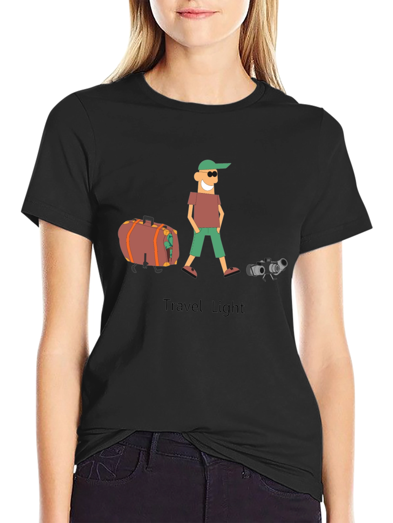 Travel Light Graphic T-Shirt