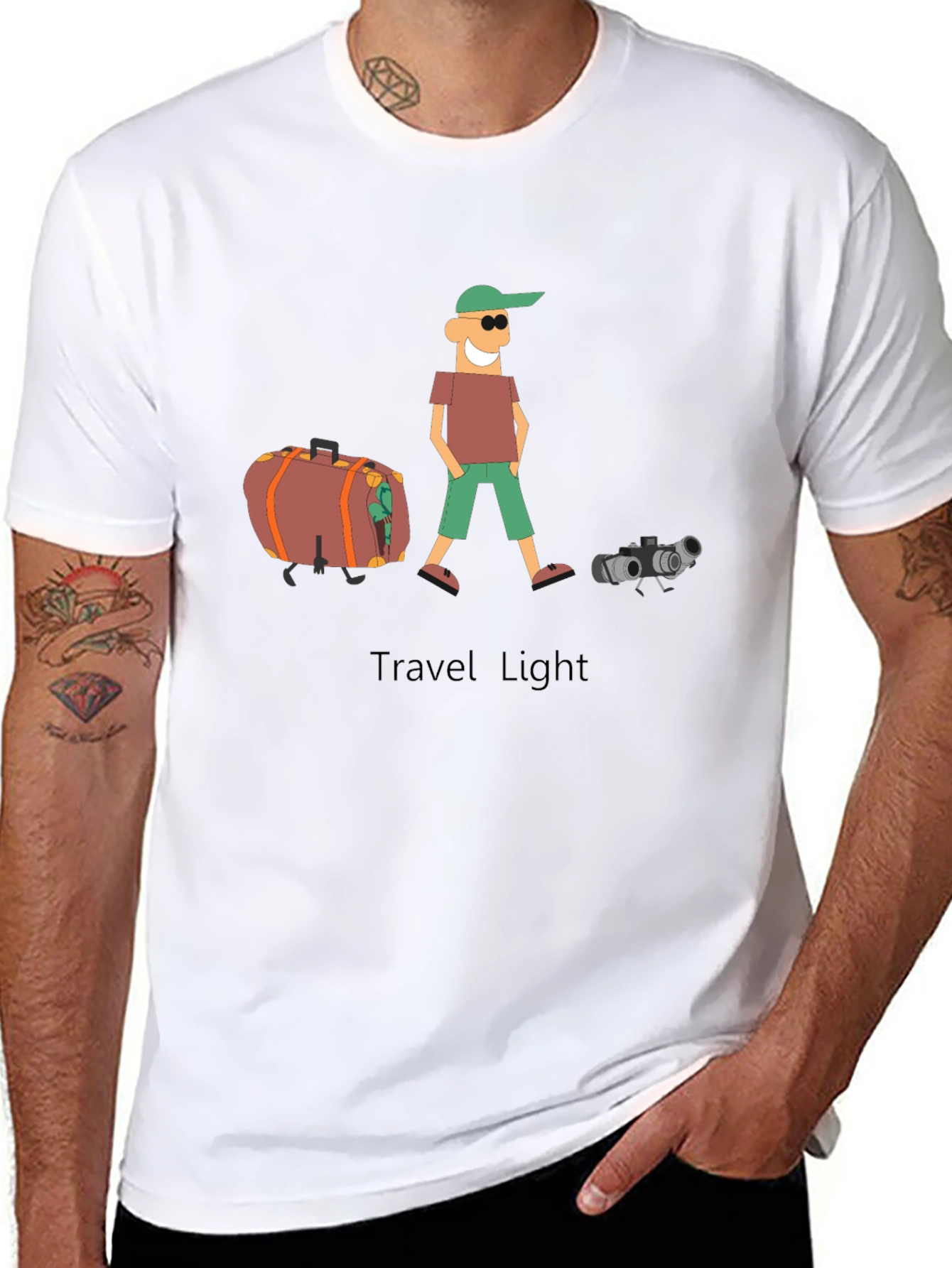 Travel Light Graphic T-Shirt