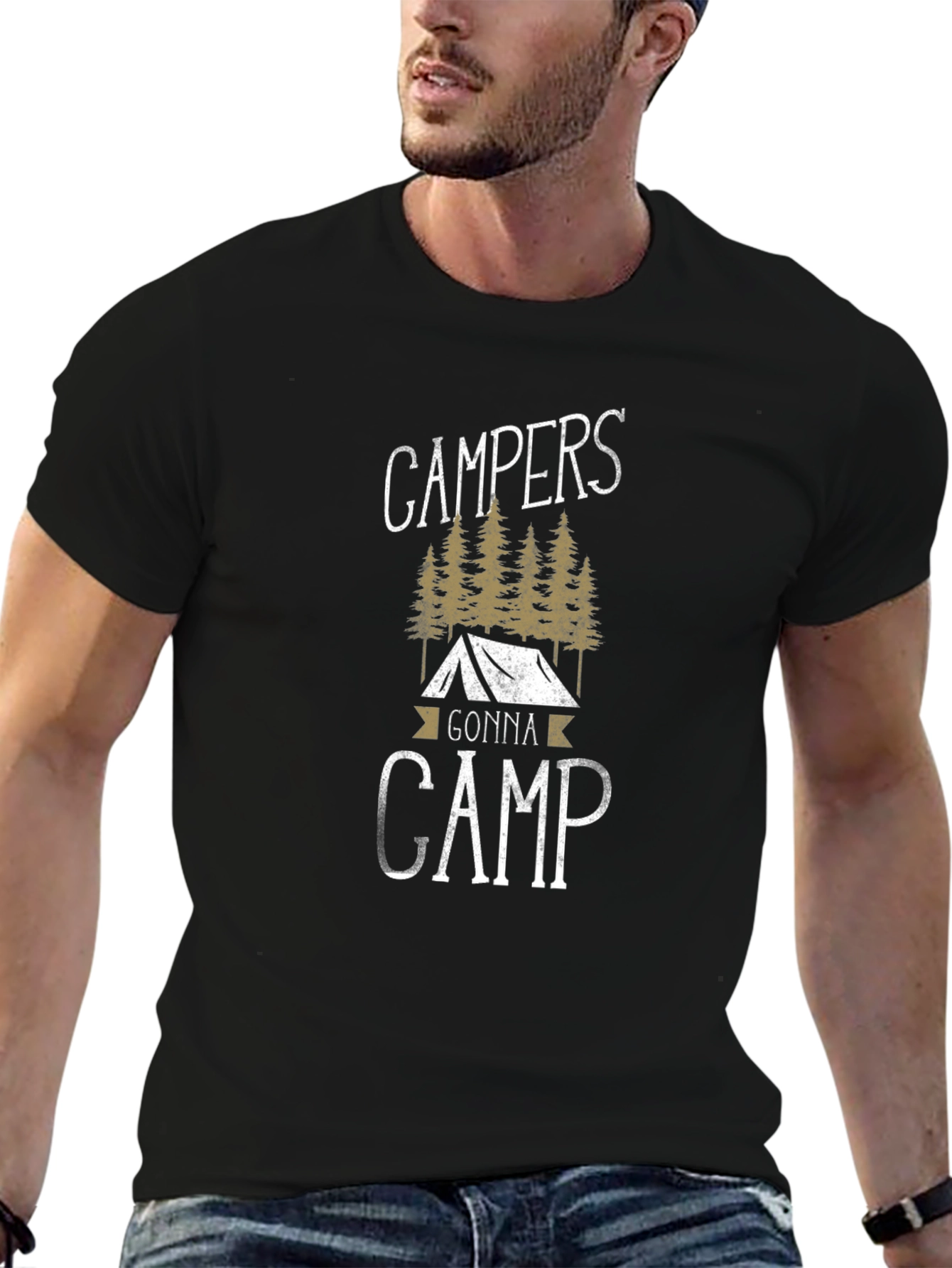 Campers Gonna Camp Graphic Tee - Adventure Awaits!
