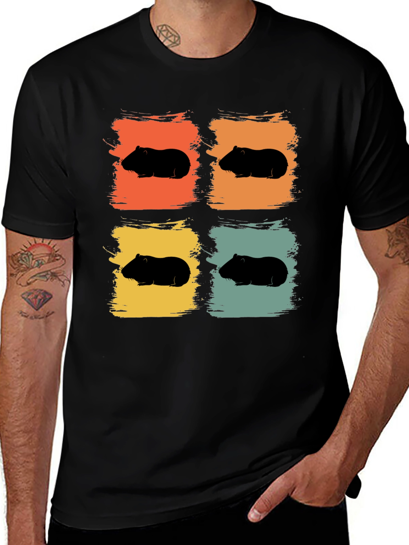Retro Guinea Pig Graphic Tee