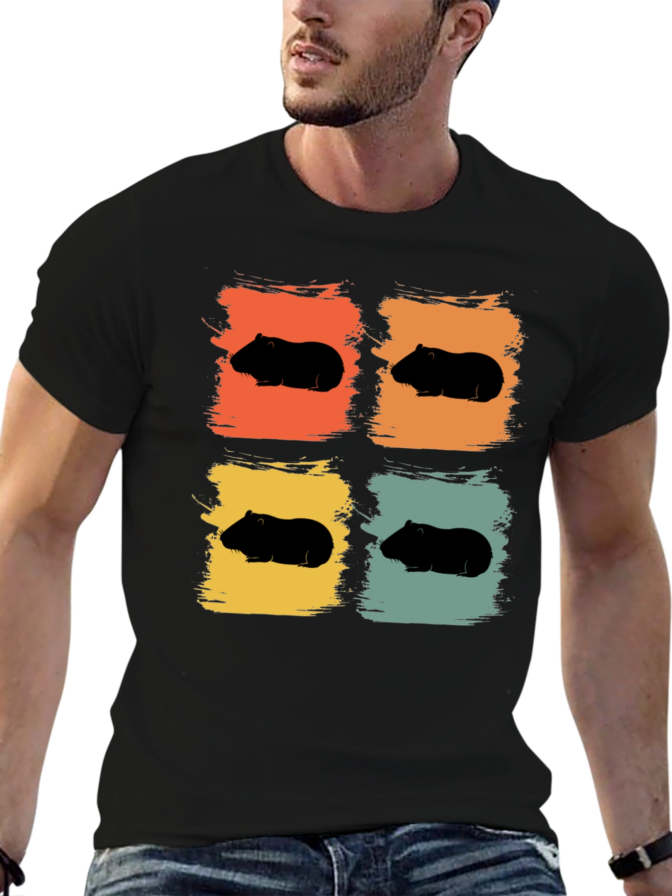 Retro Guinea Pig Graphic Tee