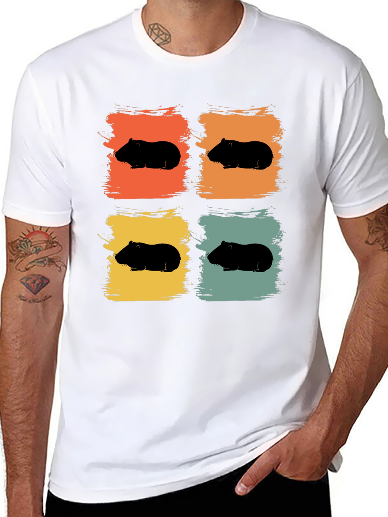 Retro Guinea Pig Graphic Tee