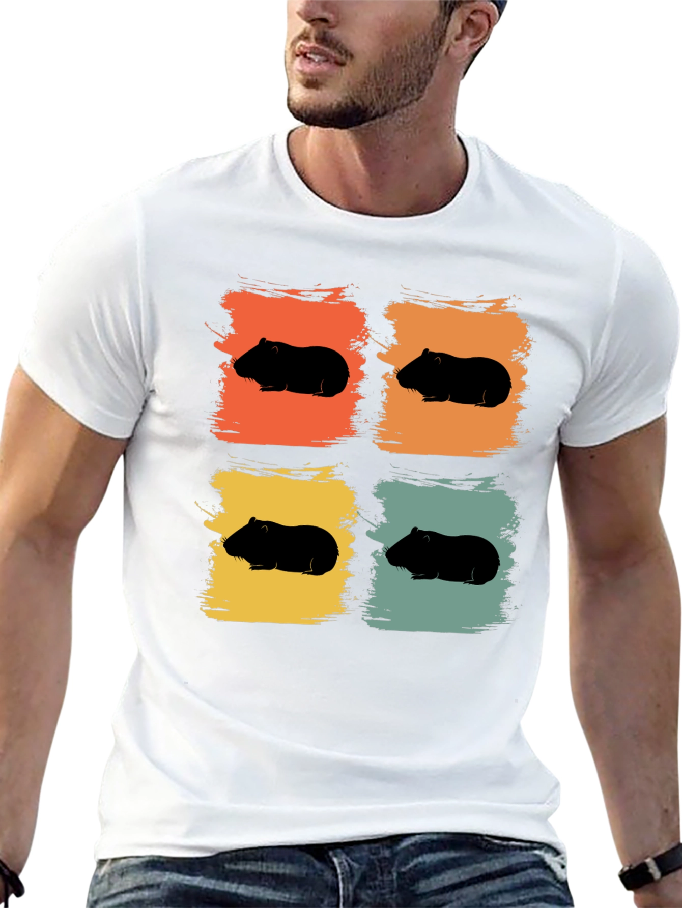 Retro Guinea Pig Graphic Tee