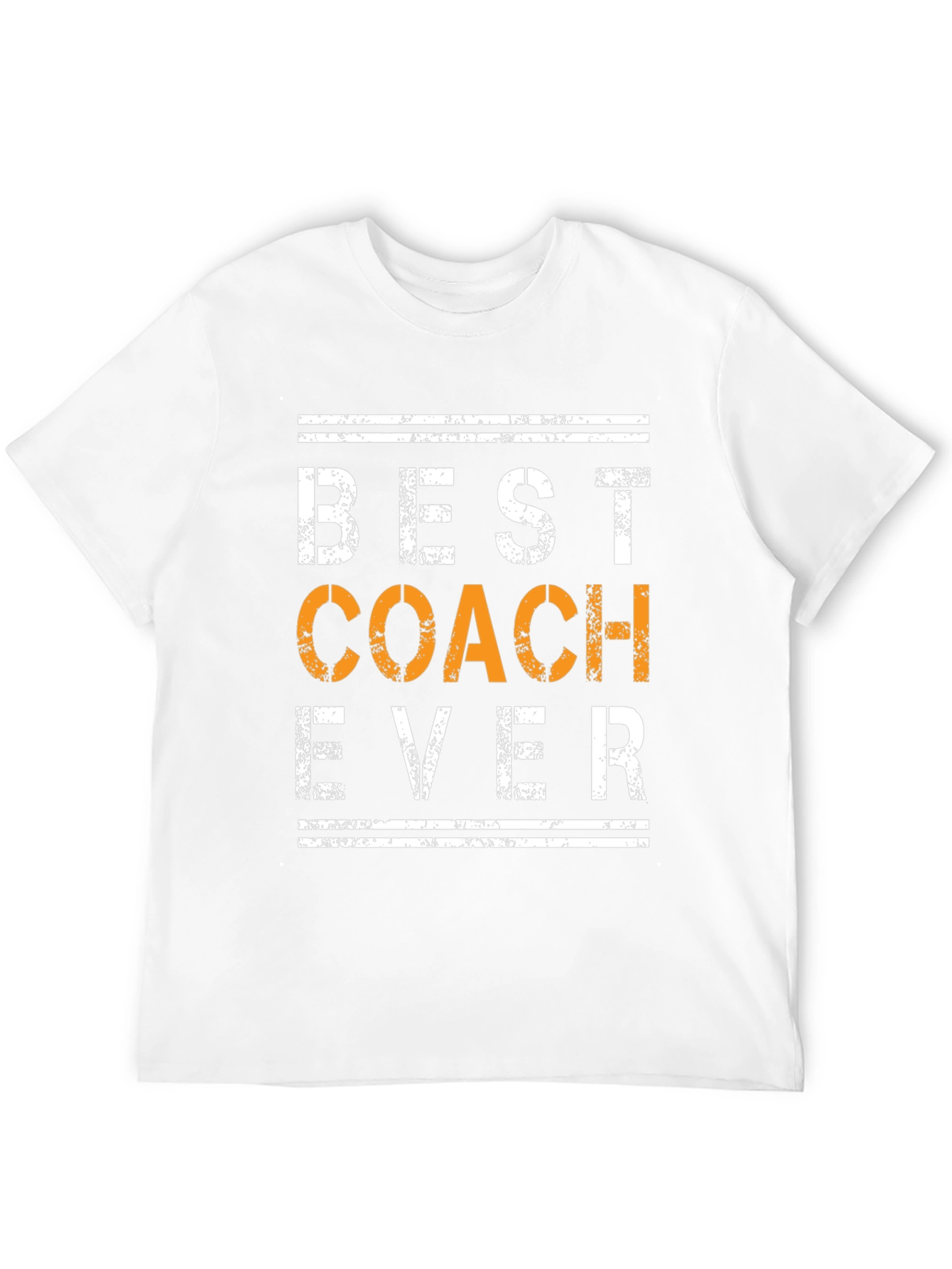 Best Coach Ever Graphic T-Shirt - Black