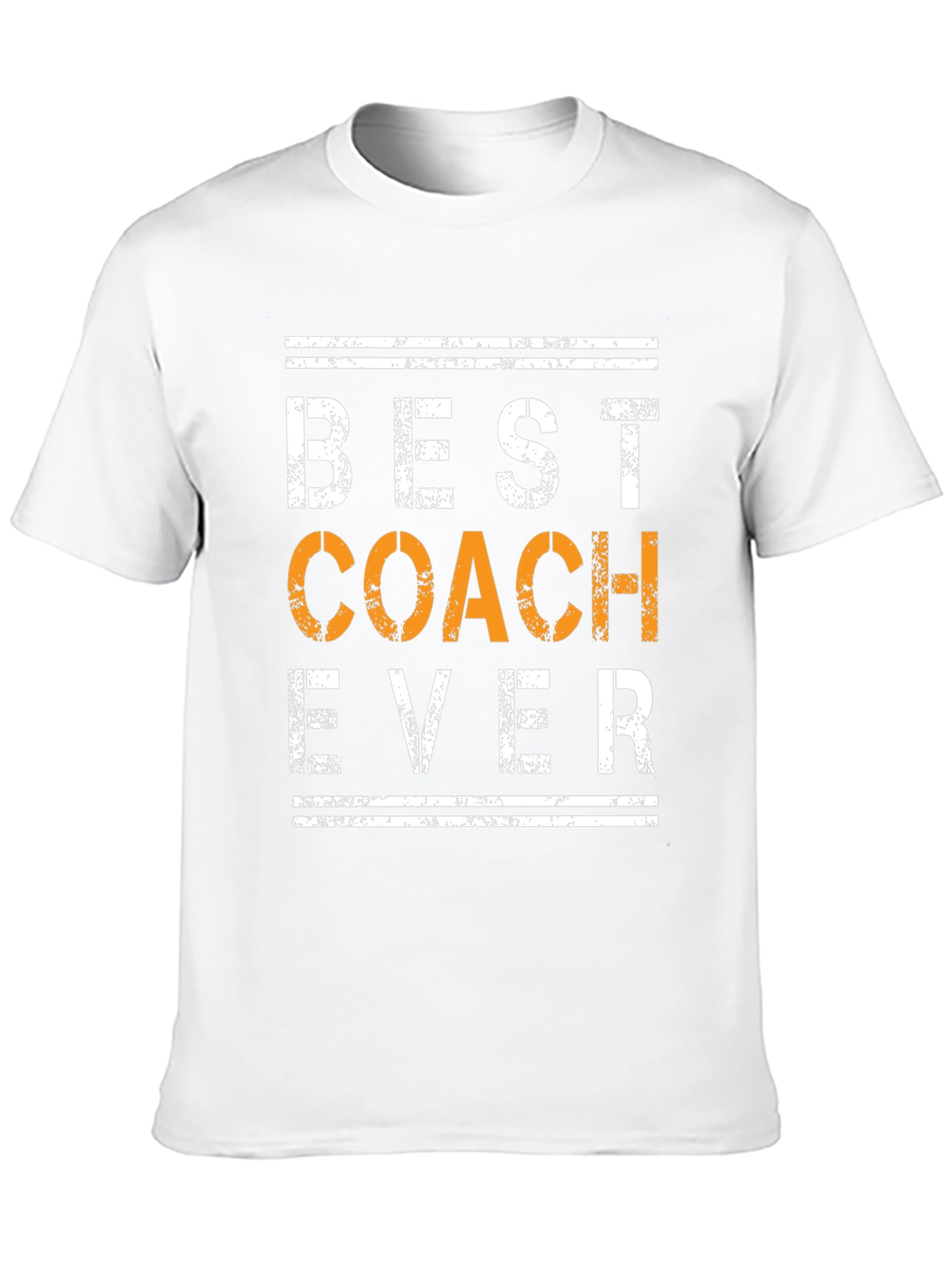 Best Coach Ever Graphic T-Shirt - Black