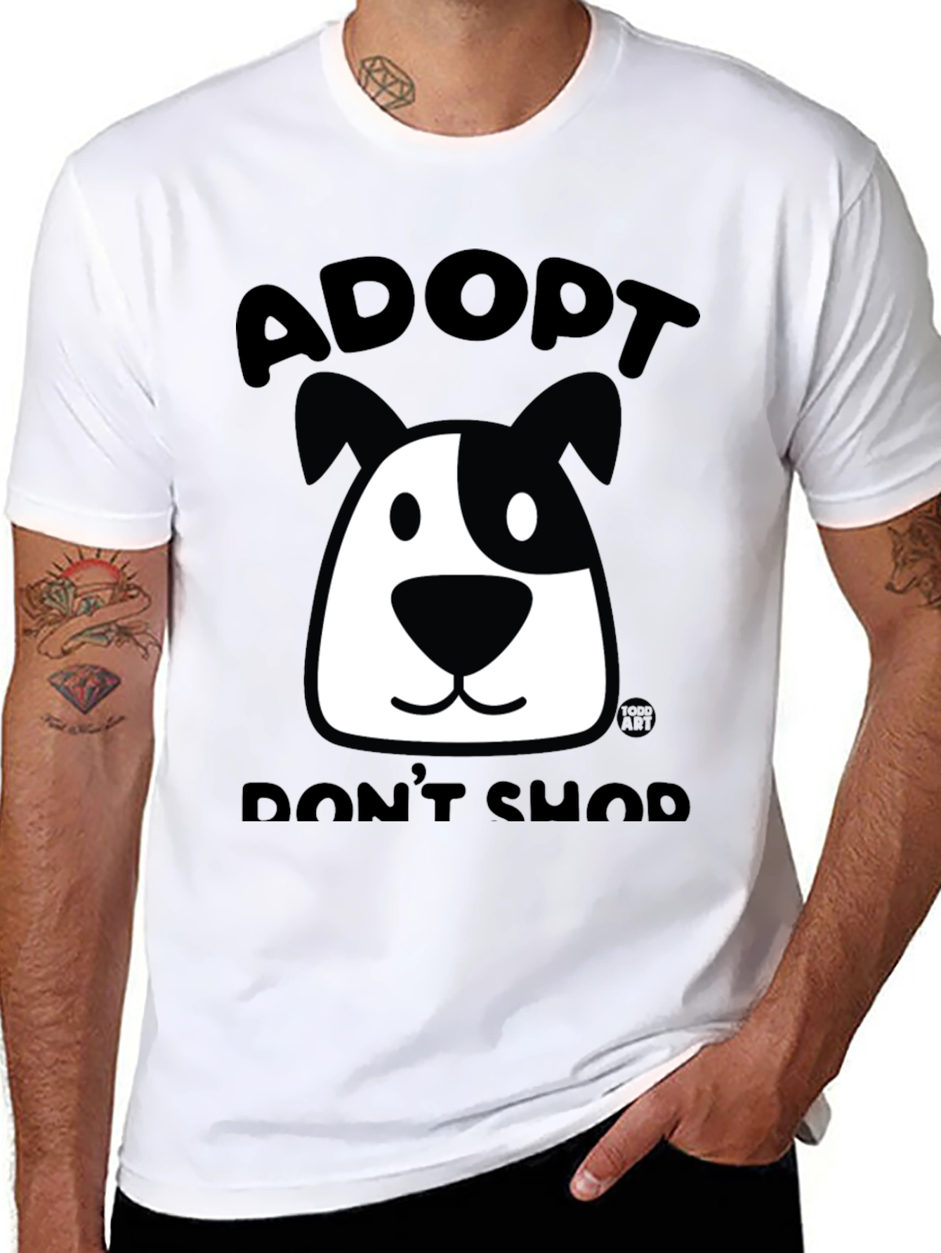 Adopt Dont Shop Tee