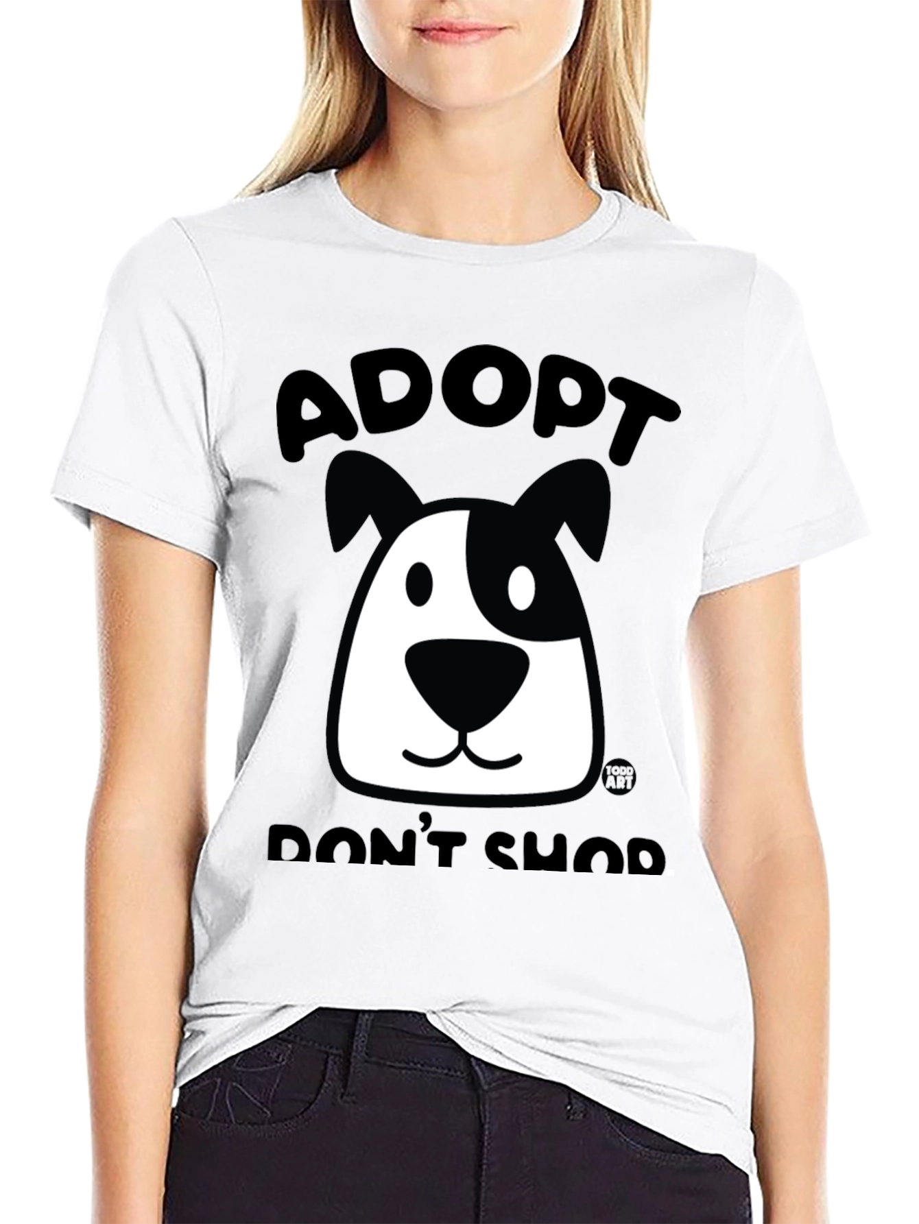 Adopt Dont Shop Tee