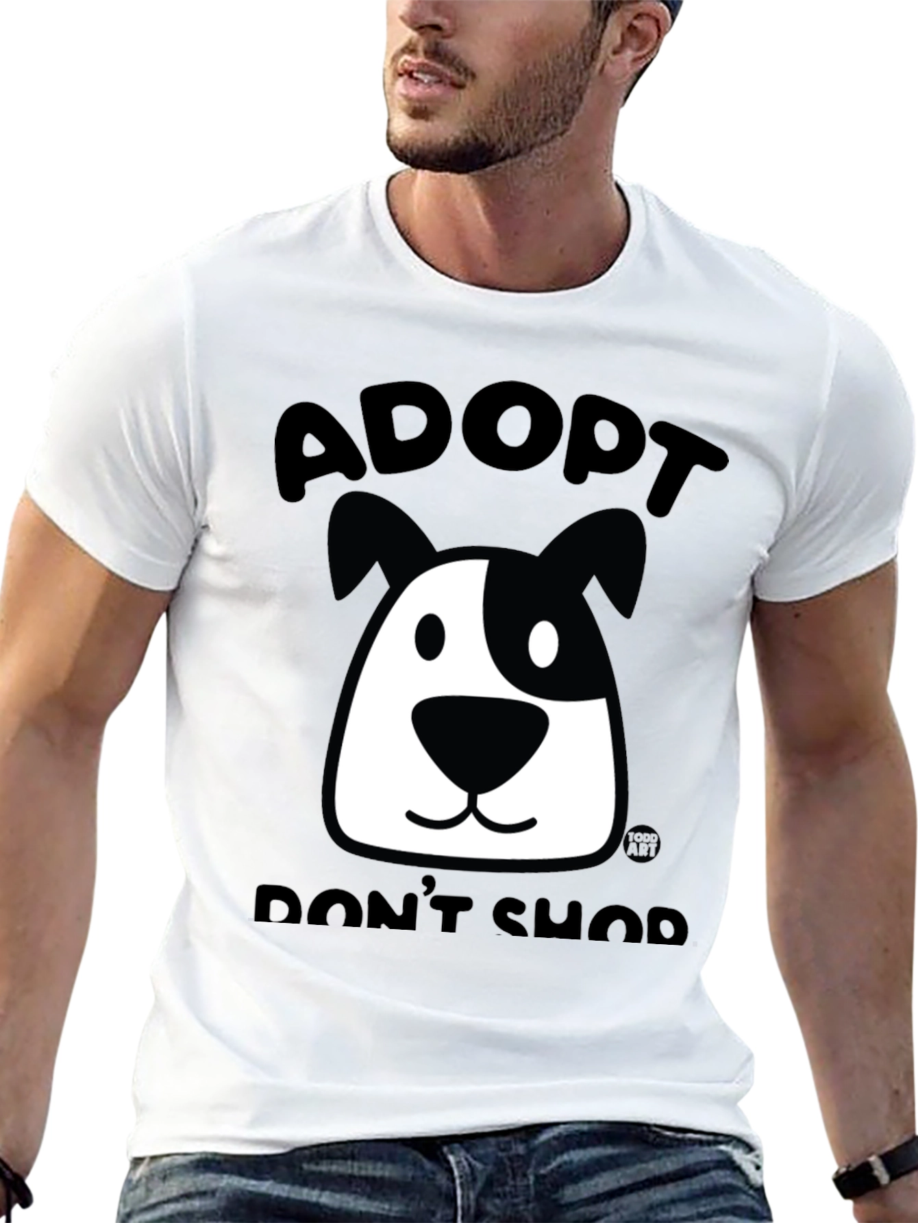 Adopt Dont Shop Tee